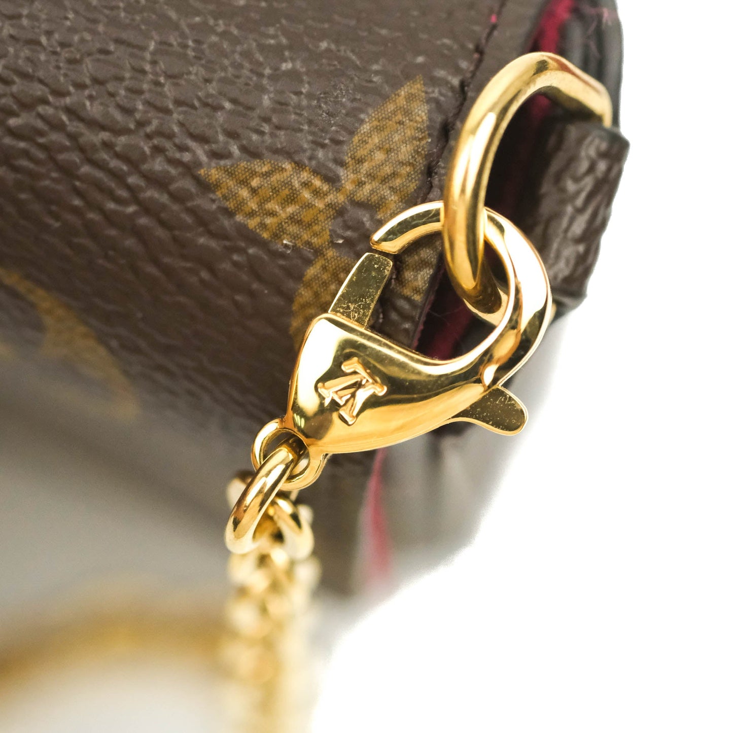 Louis Vuitton Félicie Pochette Monogram Canvas Fuchsia Pink