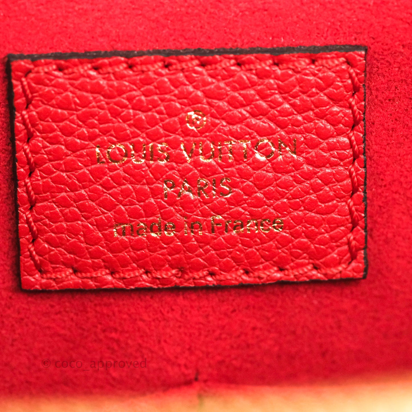 Louis Vuitton Surene MM Red Monogram Canvas