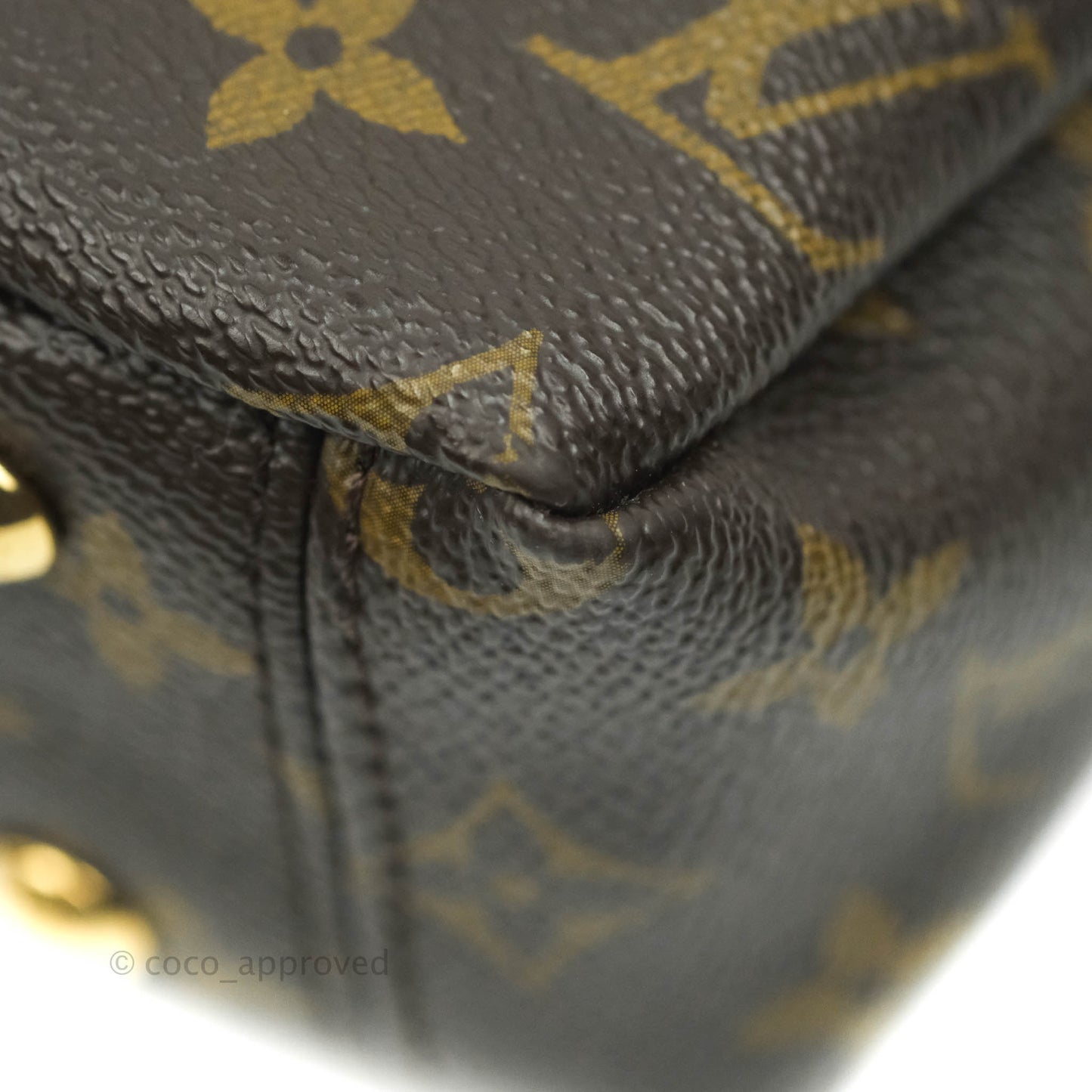 LV Pallas BB Pink Monogram Canvas Shoulder Bag With Twilly