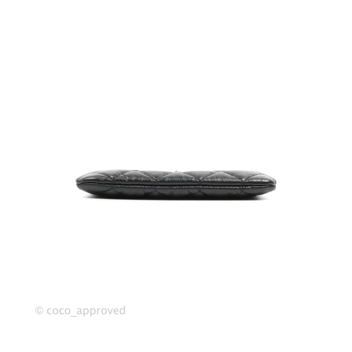 Chanel Quilted Mini Reissue O Case So Black Aged Calfskin