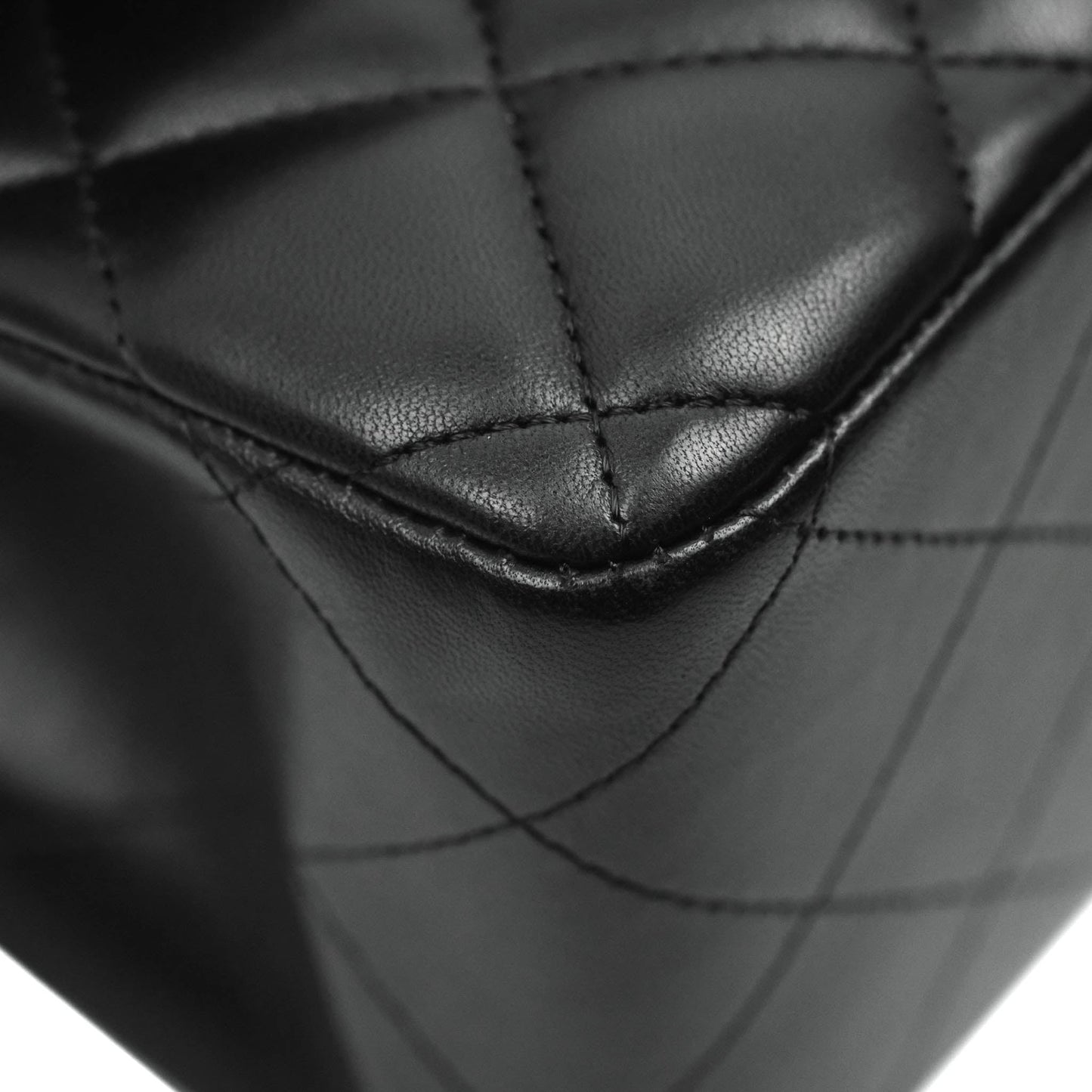 Chanel Jumbo Double Flap Black Lambskin Silver Hardware⁣⁣