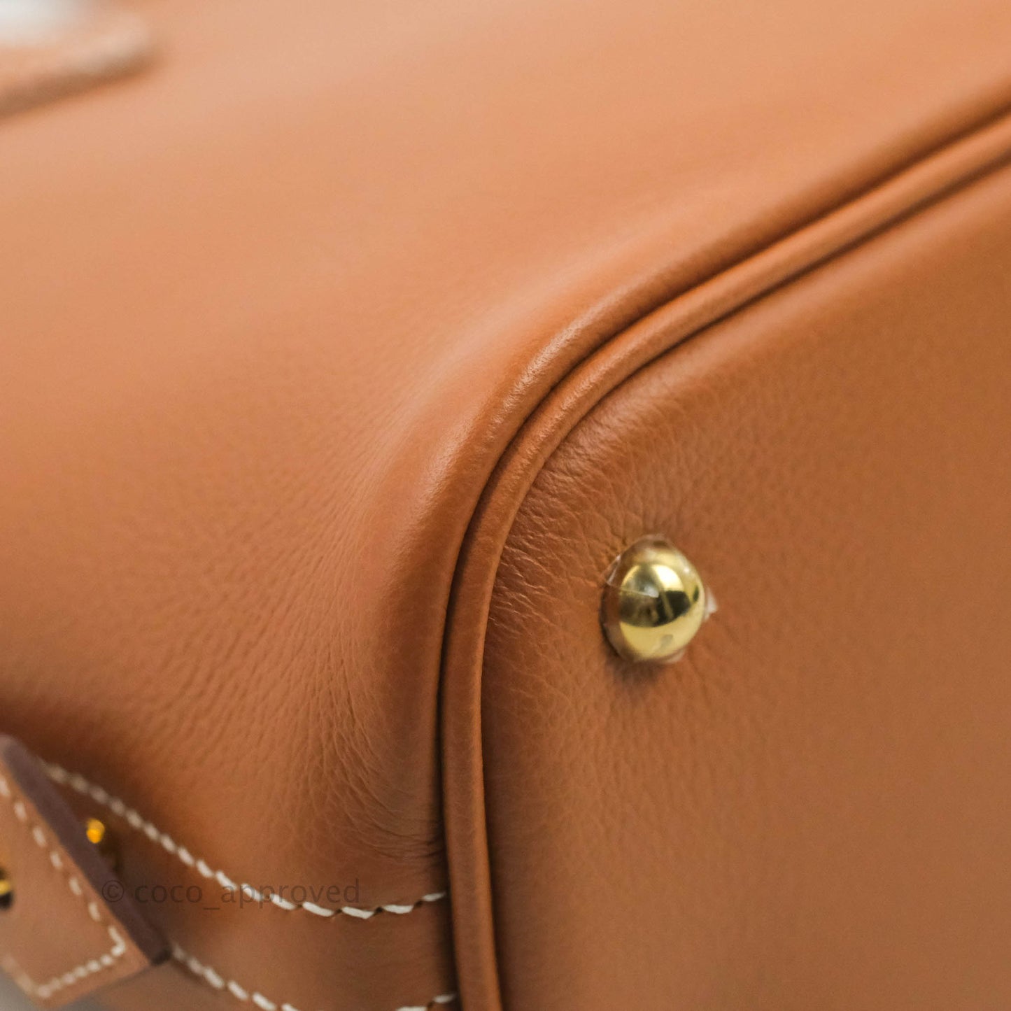 Hermès Bolide 1923 25 Gold Evercolor Gold Hardware