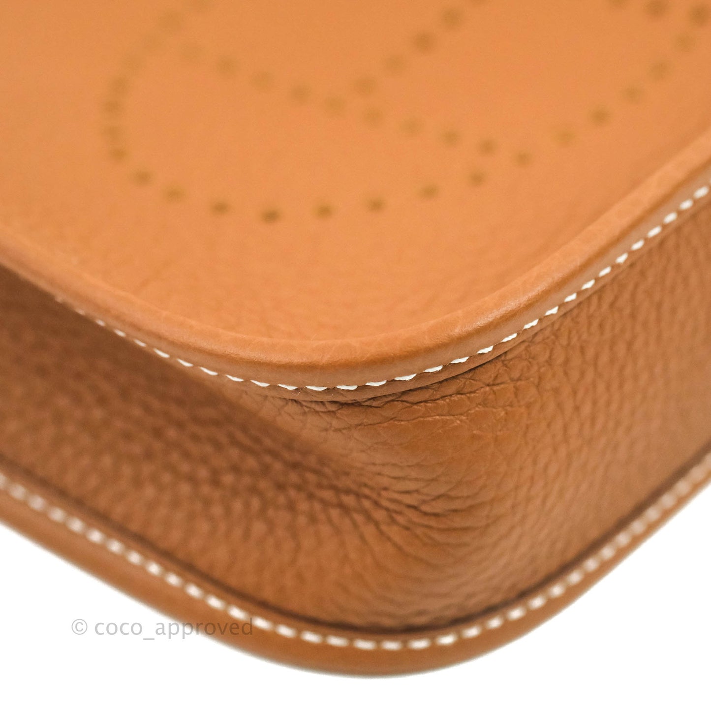 Hermès Mini Evelyne 16 Gold Clemence Palladium Hardware