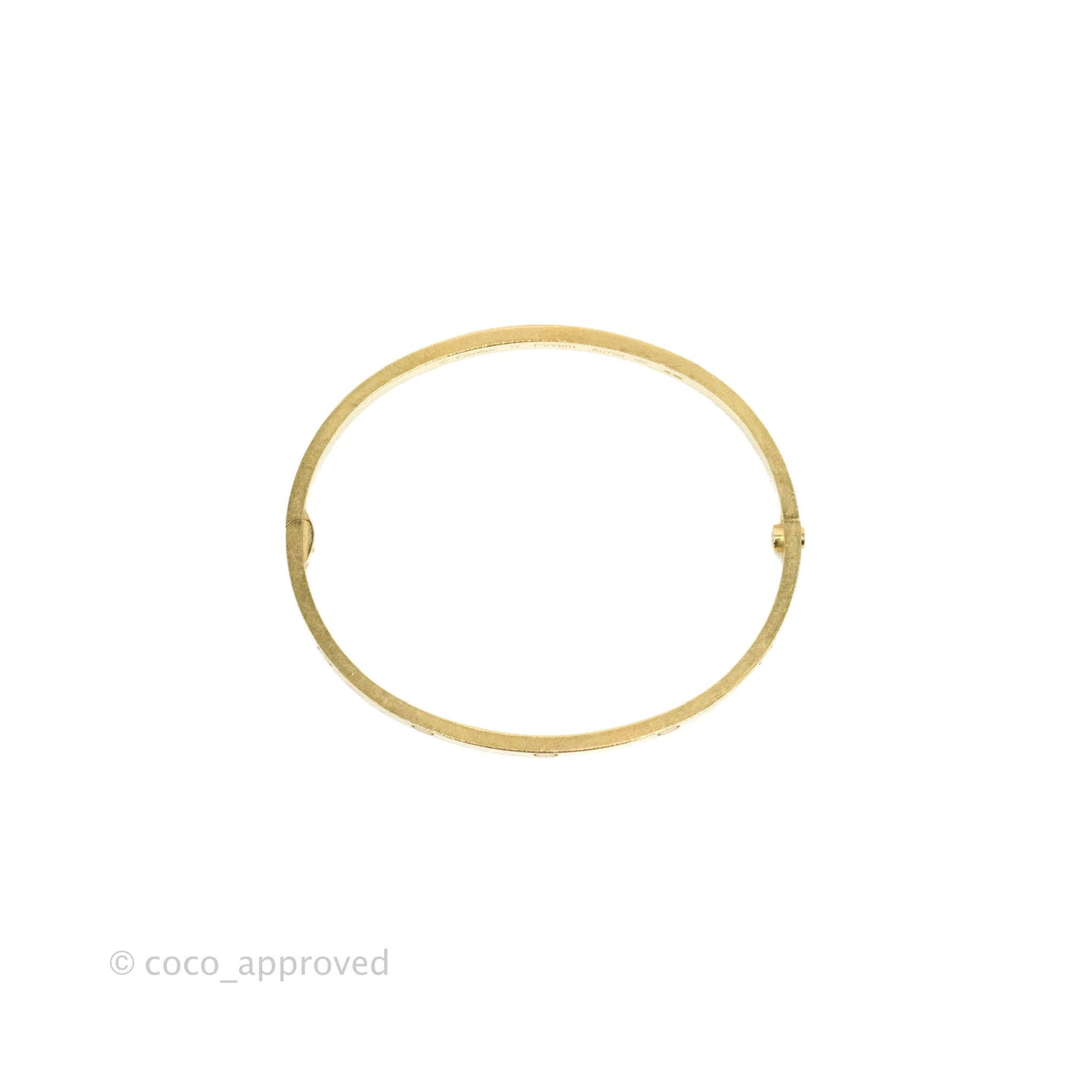 Cartier Small Love Bracelet Yellow Gold