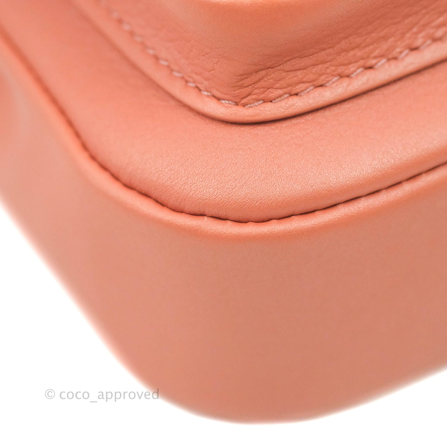 Chanel Mini Flap Bag With Top Handle Pink Lambskin Gold Hardware 20C