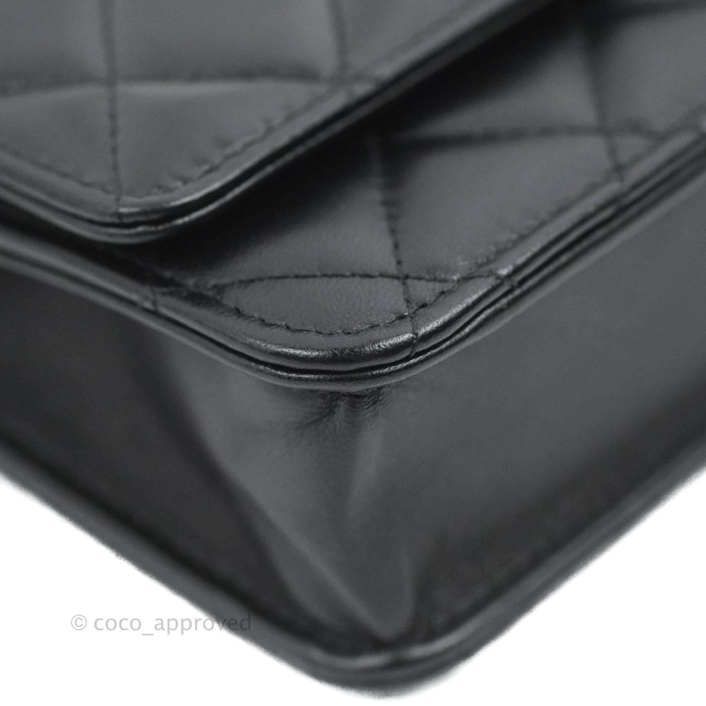Chanel Trendy CC WOC Black Lambskin Gold Hardware