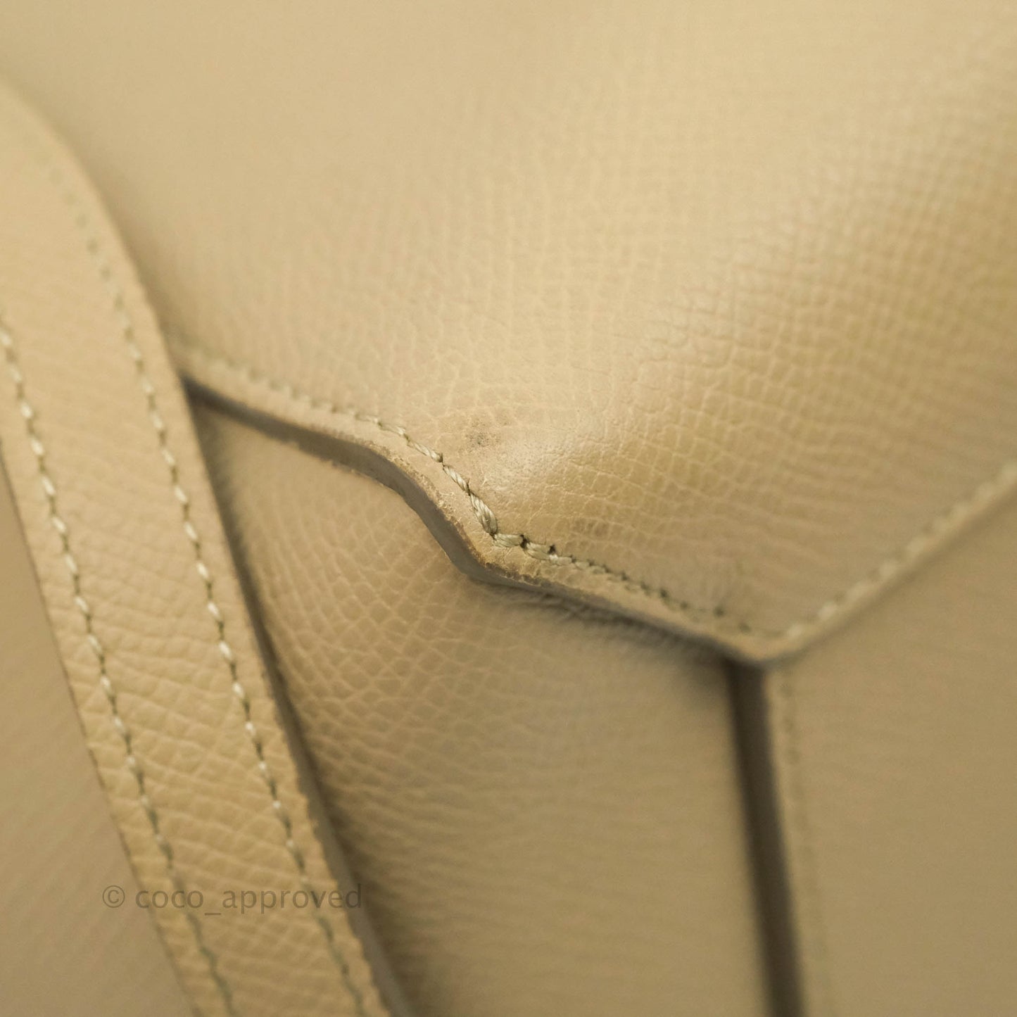 Celine Micro Belt Bag Light Taupe Grained Calfskin Gold Hardware