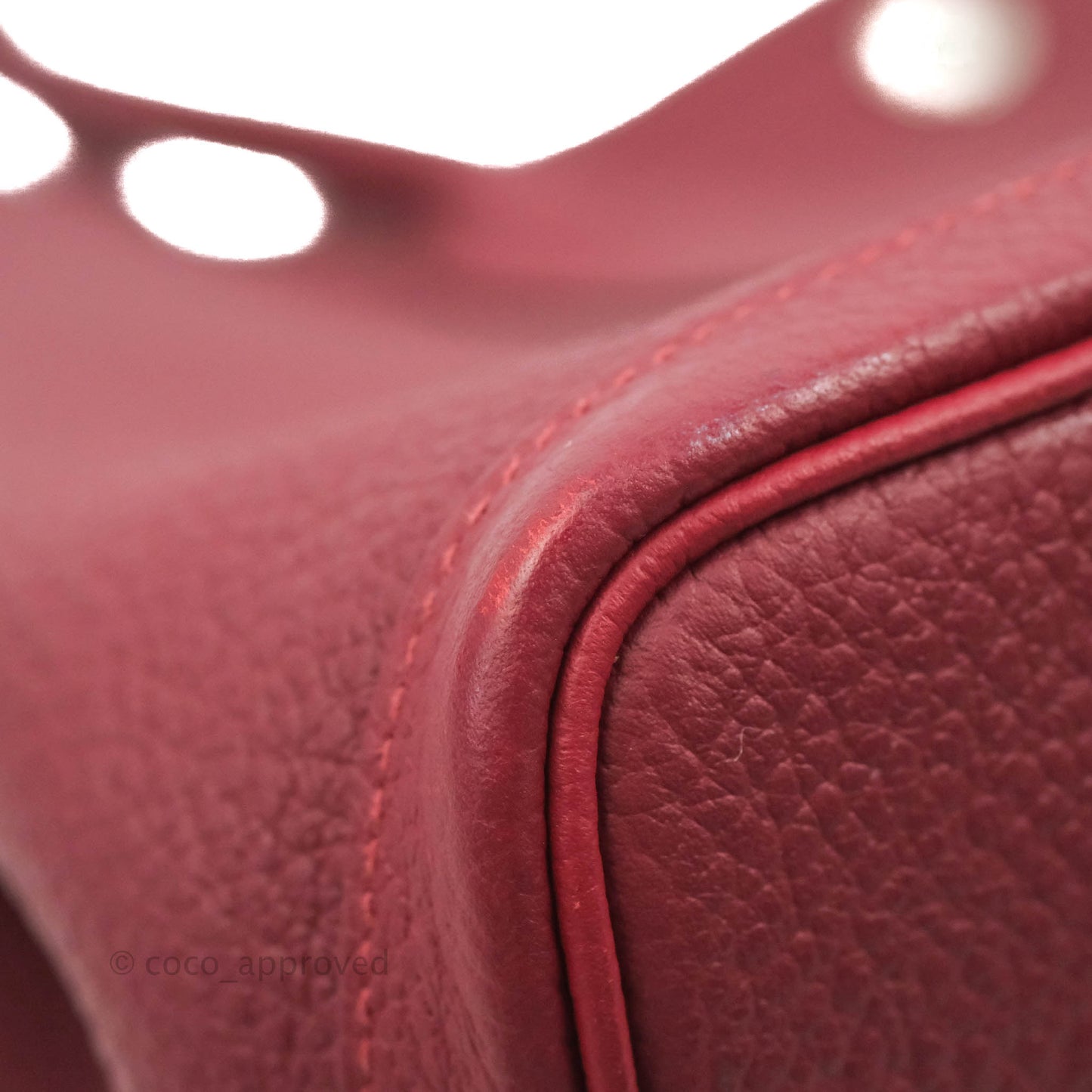 Hermès Garden Party 36 Burgundy