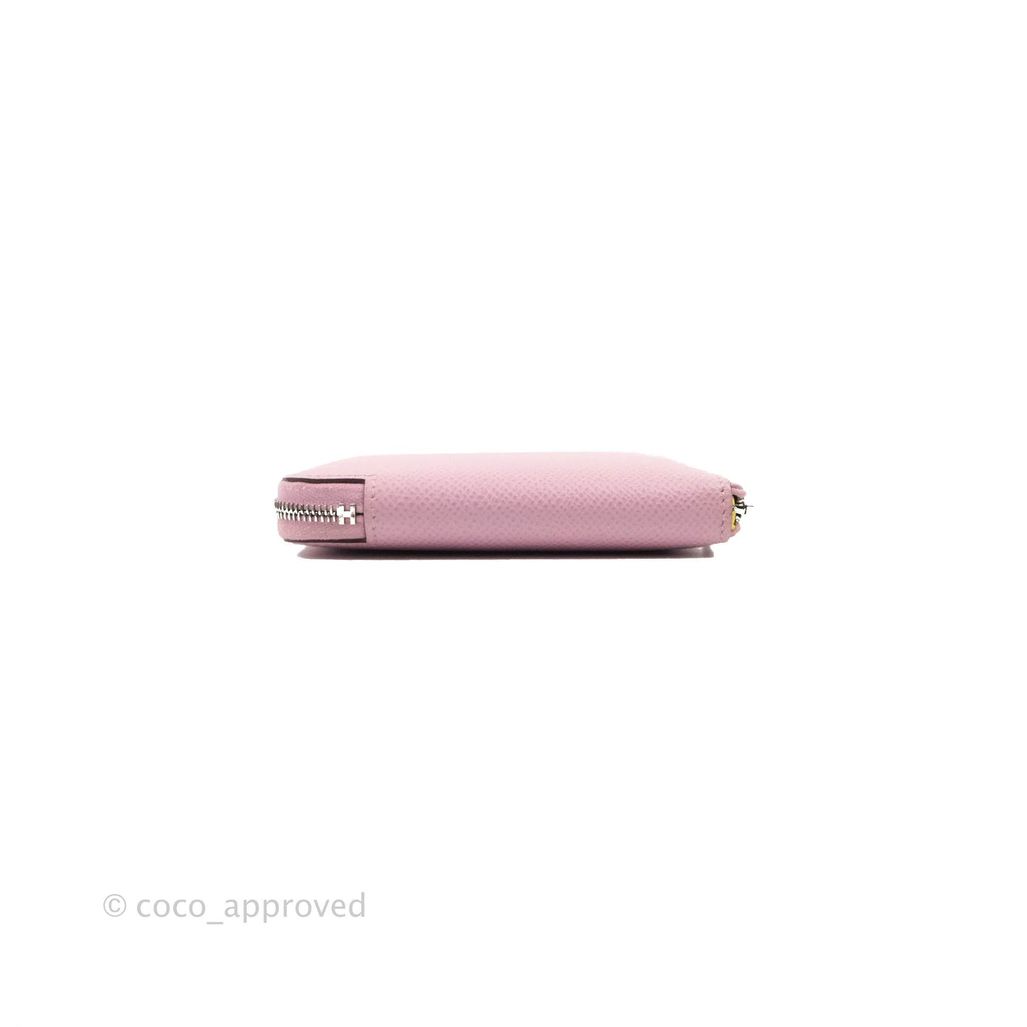 Hermès Silk In Compact Wallet Pink Epsom