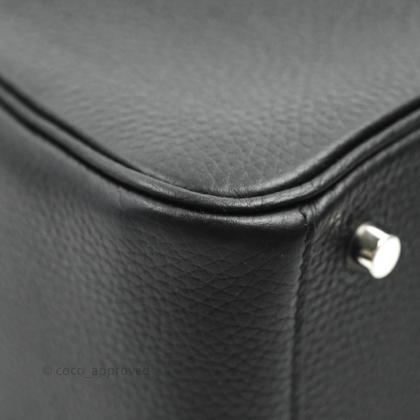 Hermès Lindy 26 Black Taurillon Clemence Palladium Hardware