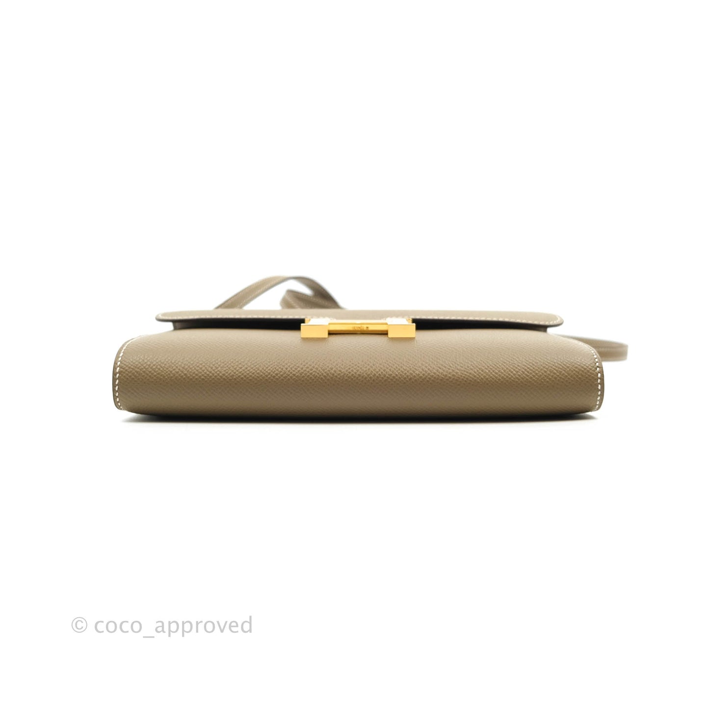 Hermès Constance Long To Go Wallet Epsom Gold Hardware