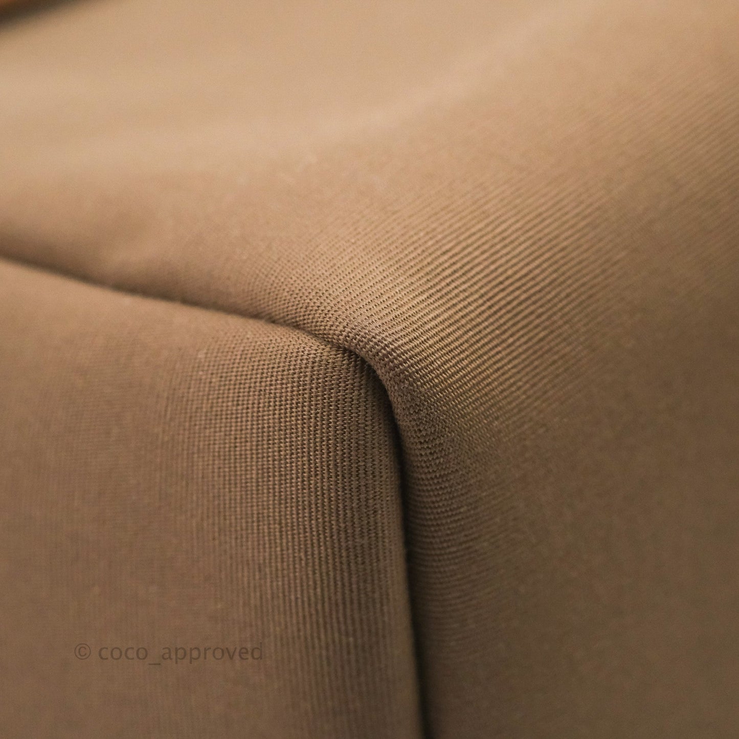 Hermès Herbag Retourne Zip 31 Etoupe-Dune/ Naturel Sable Canvas Gold Hardware