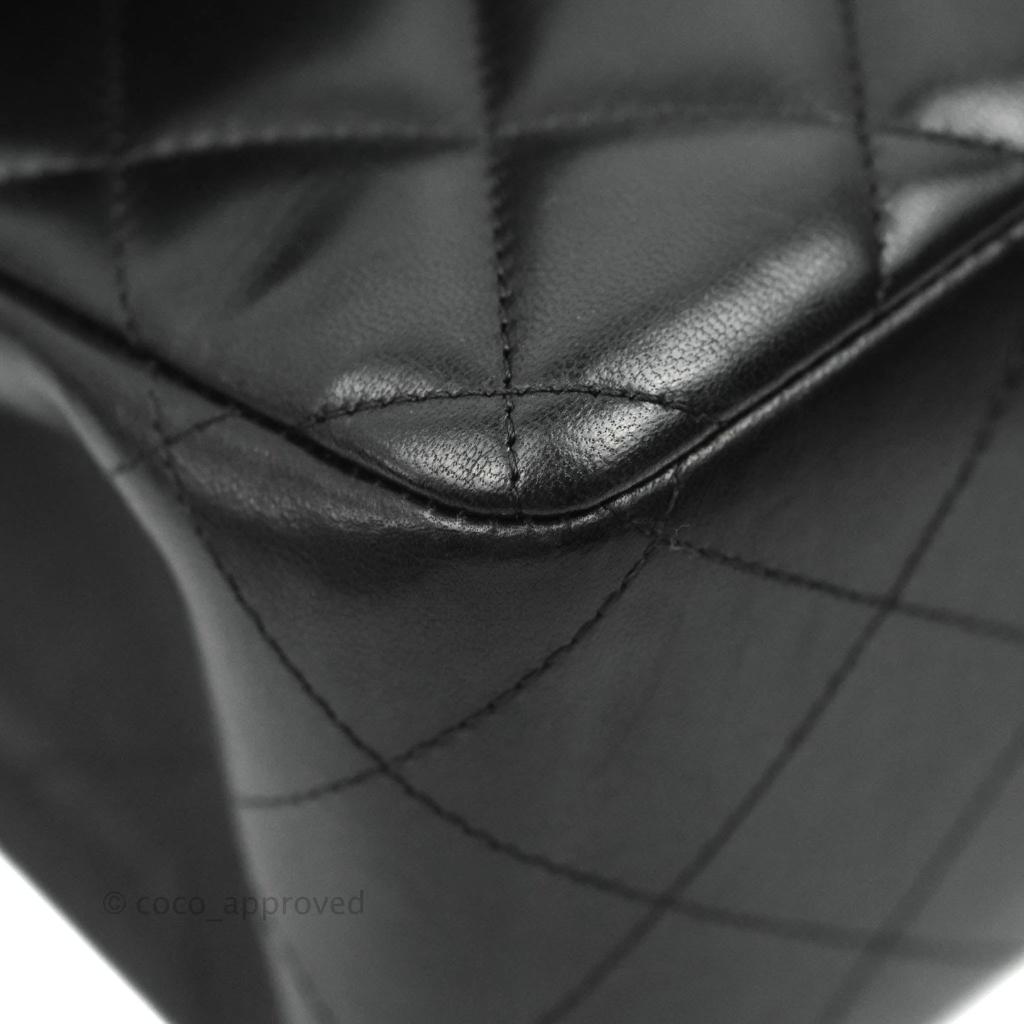 Chanel Jumbo Double Flap Black Lambskin Silver Hardware⁣⁣