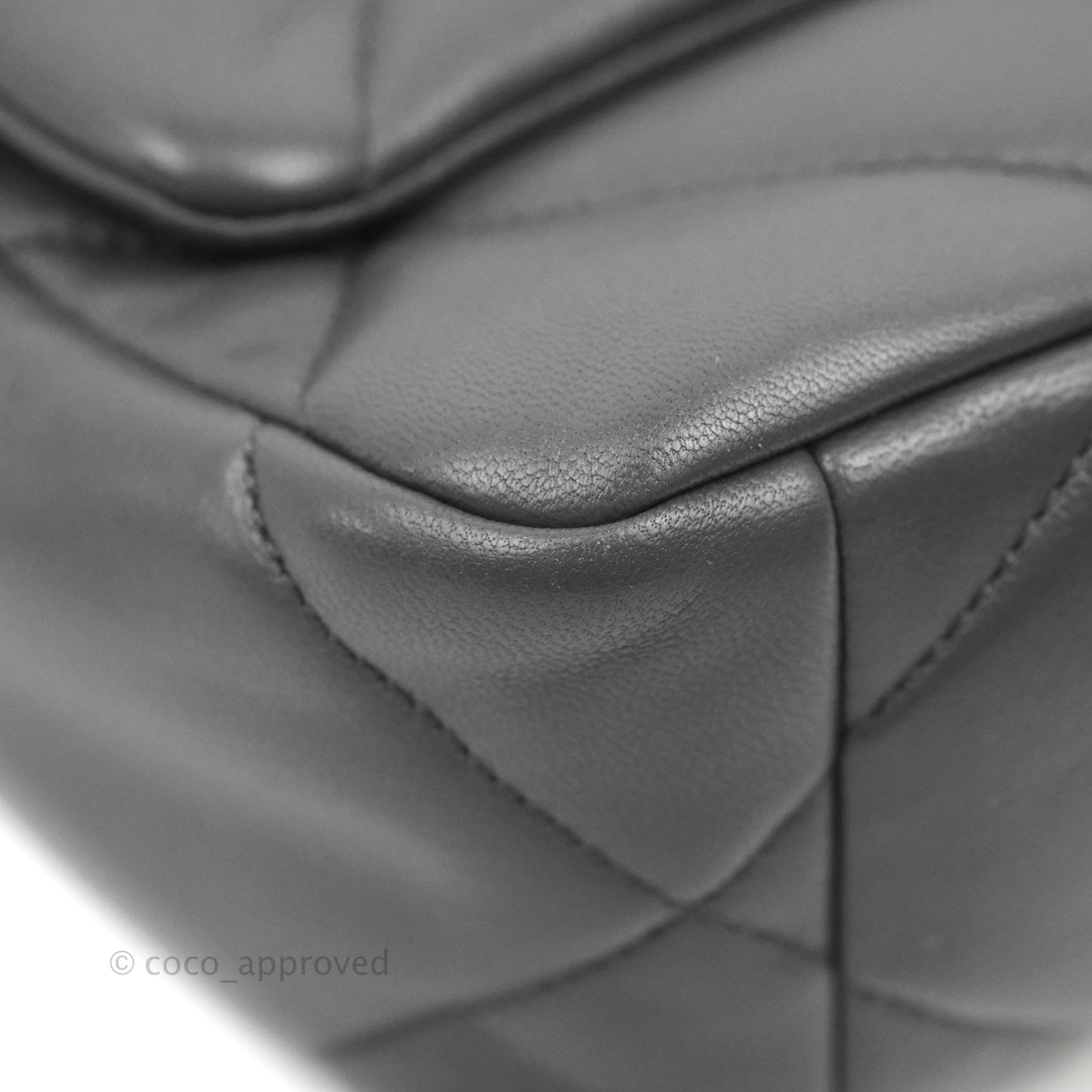 Chanel 19 Small Dark Grey Mixed Hardware