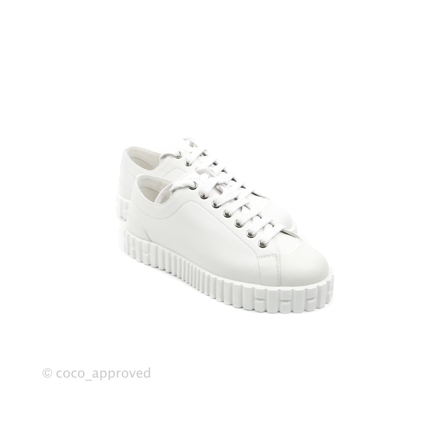 Hermès Cross Sneakers in White Size 36