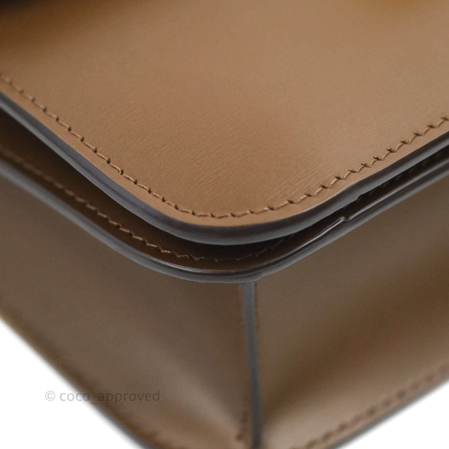 Celine Teen Classic Box Flap Caramel Calfskin