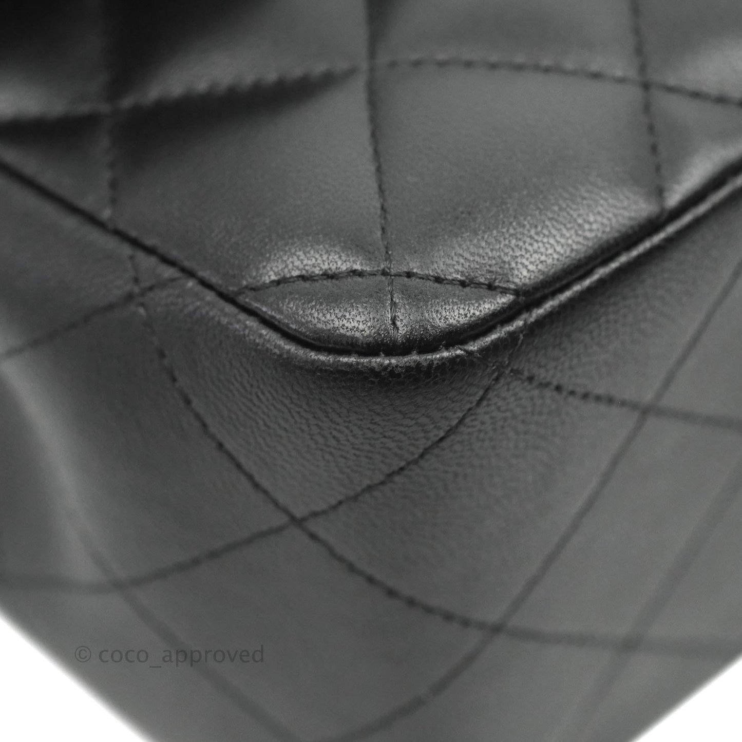 Chanel Jumbo Double Flap Black Lambskin Gold Hardware