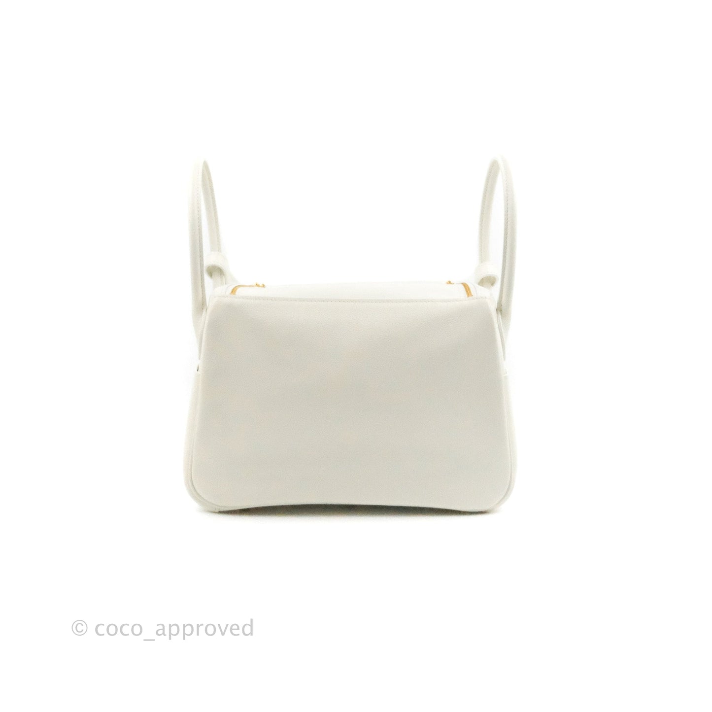 Hermès Lindy 26 Evercolor Blanc Gold Hardware