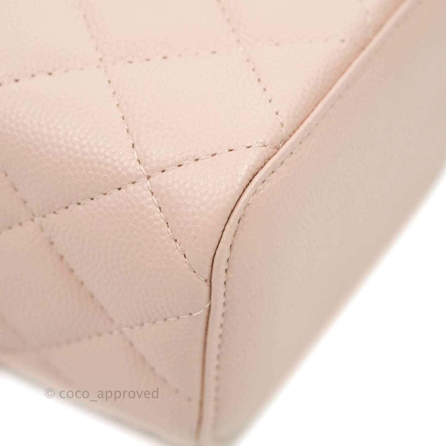Chanel Mini Vanity With Chain Rose Clair Pink Caviar Gold Hardware