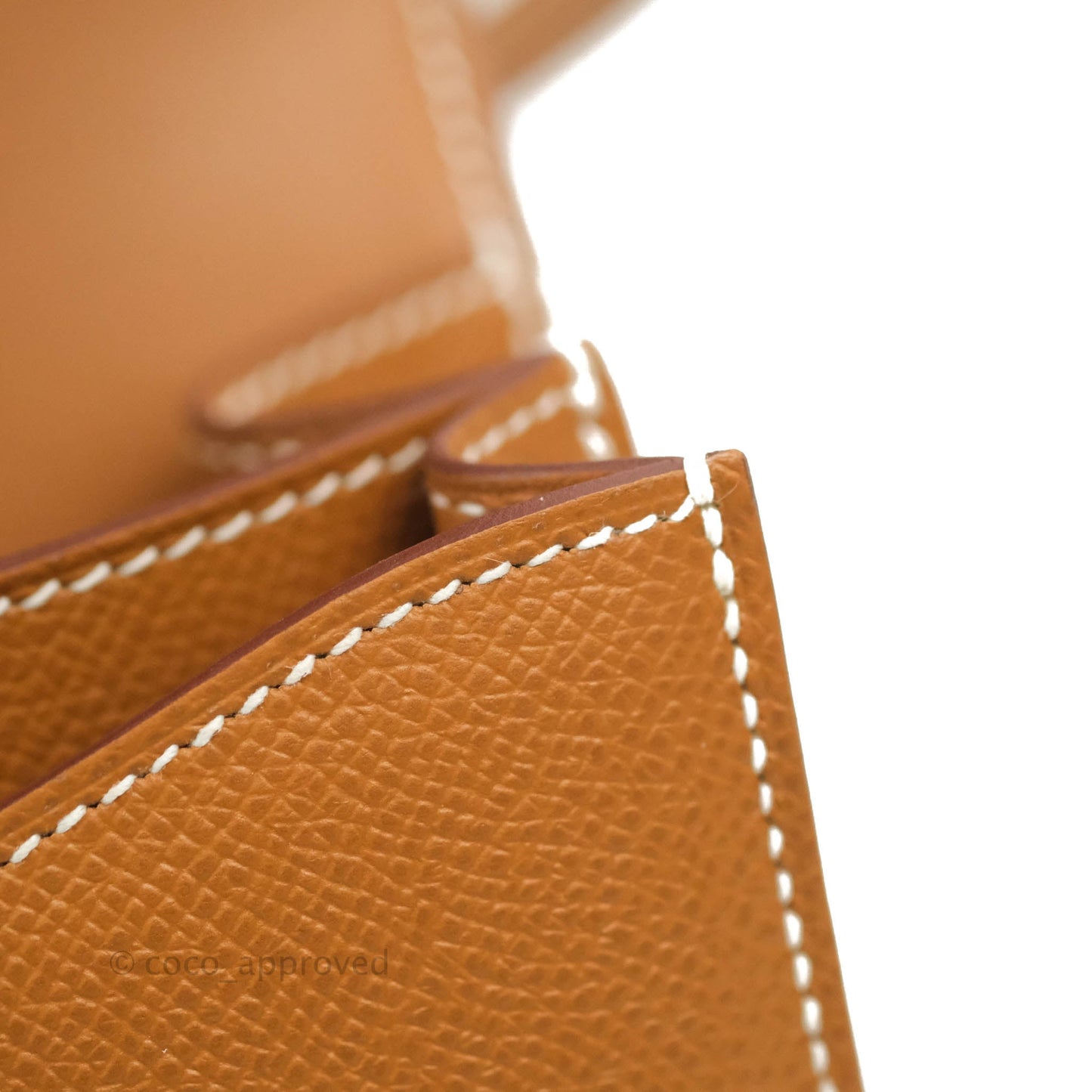 Hermès Constance Mini 18 Gold Epsom Gold Hardware