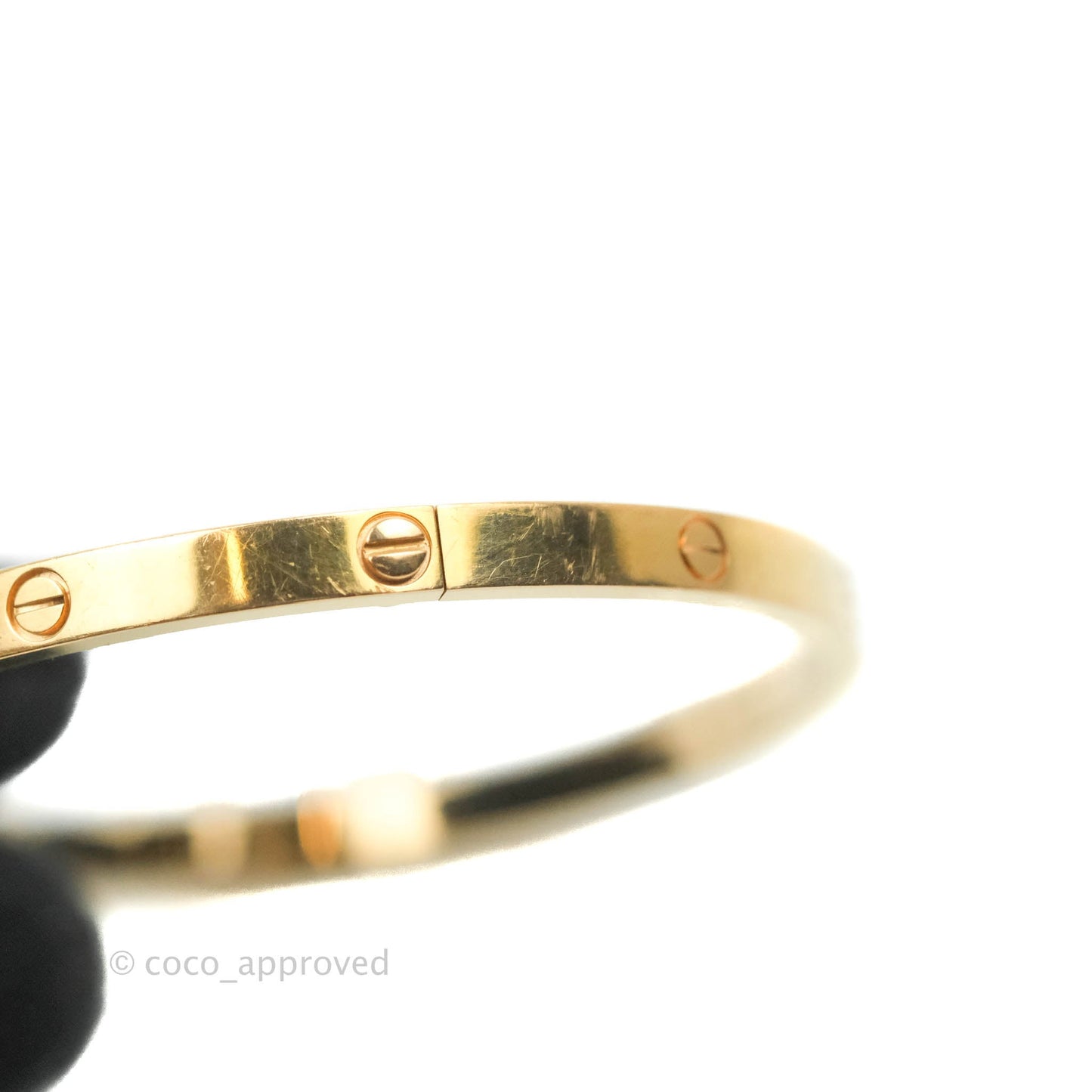 Cartier Small Love Bracelet Rose Gold Size 17