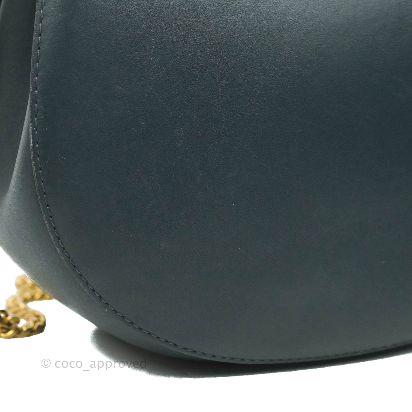 Chloe Drew Crossbody Bag Cloudy Blue Suede