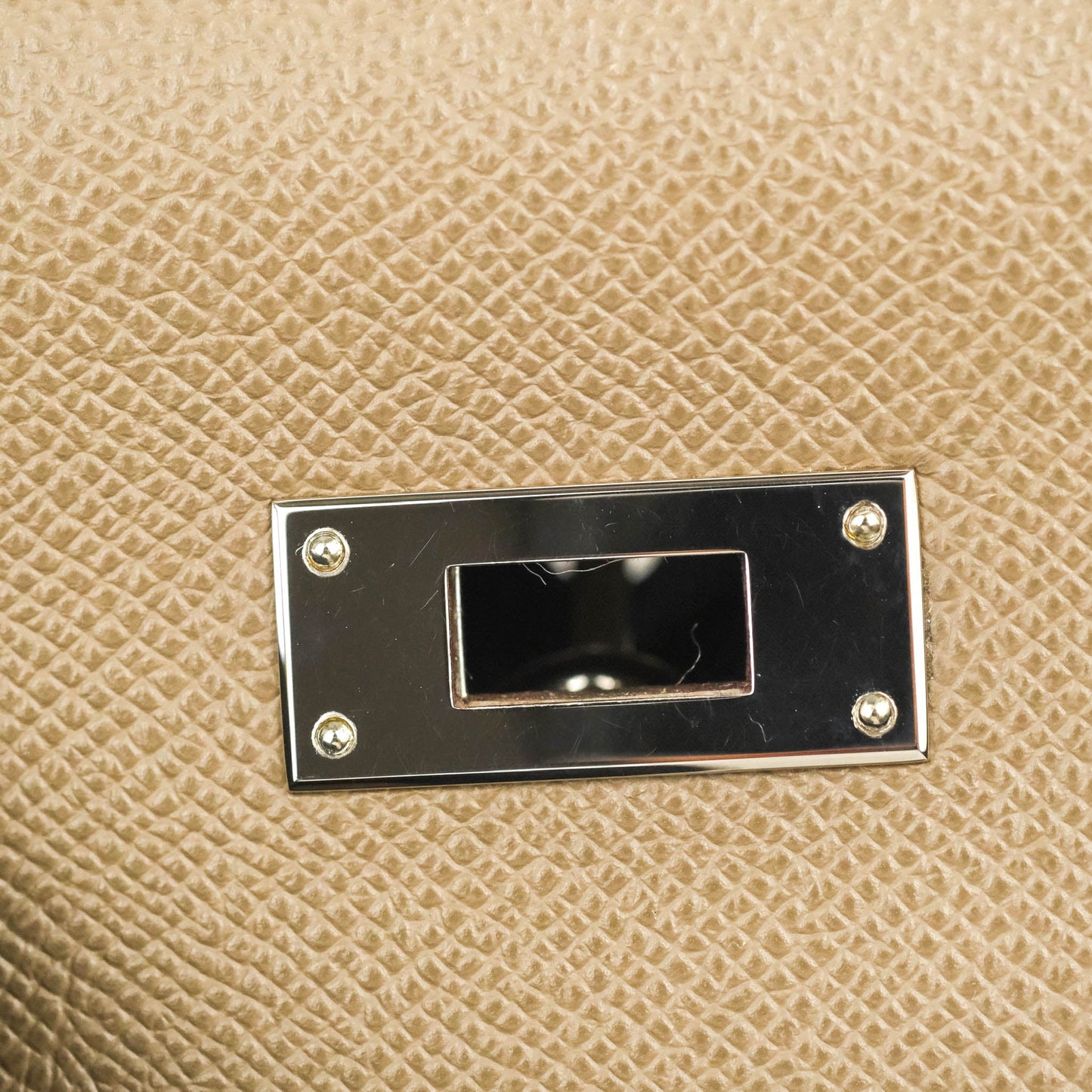 Hermès Kelly 32 Sellier Etoupe Epsom Palladium Hardware HSS