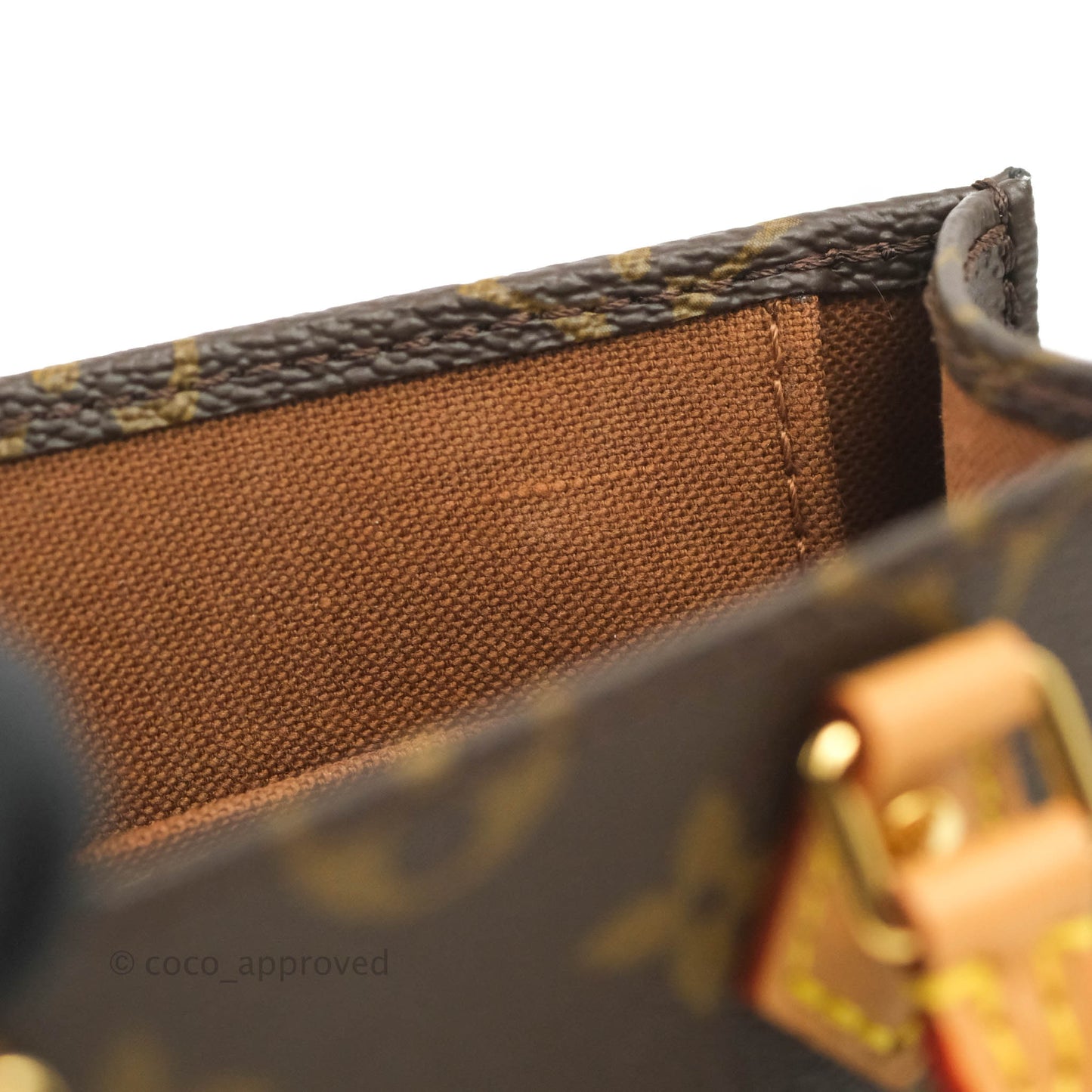 Louis Vuitton Monogram Canvas Petit Sac Plat bag