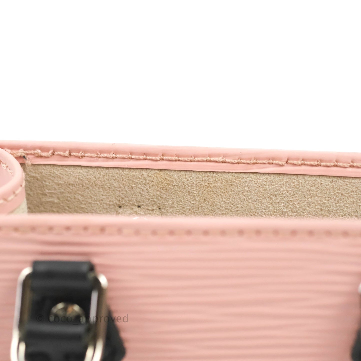 Louis Vuitton Petit Sac Plat Bag Pink Epi