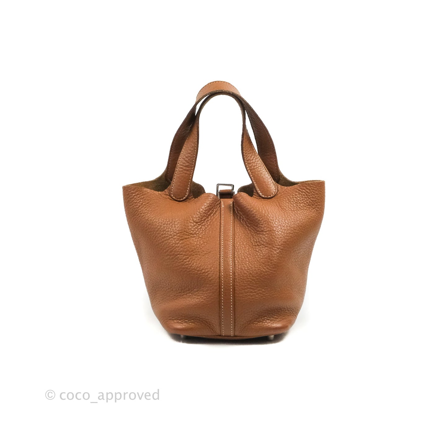 Hermès Picotin Lock 18 PM Gold Clemence Silver Hardware