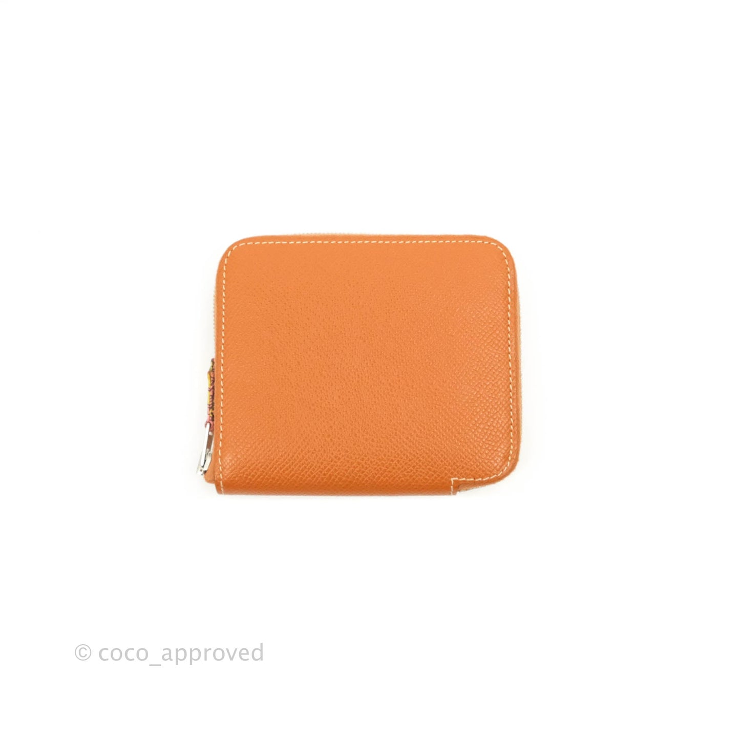 Hermès Silk In Compact Wallet Gold Epsom