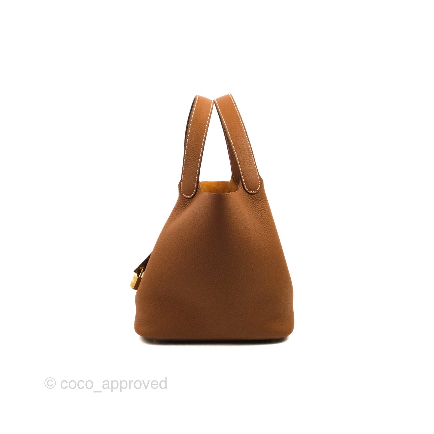 Hermès Picotin 22 Gold Clemence Gold Hardware
