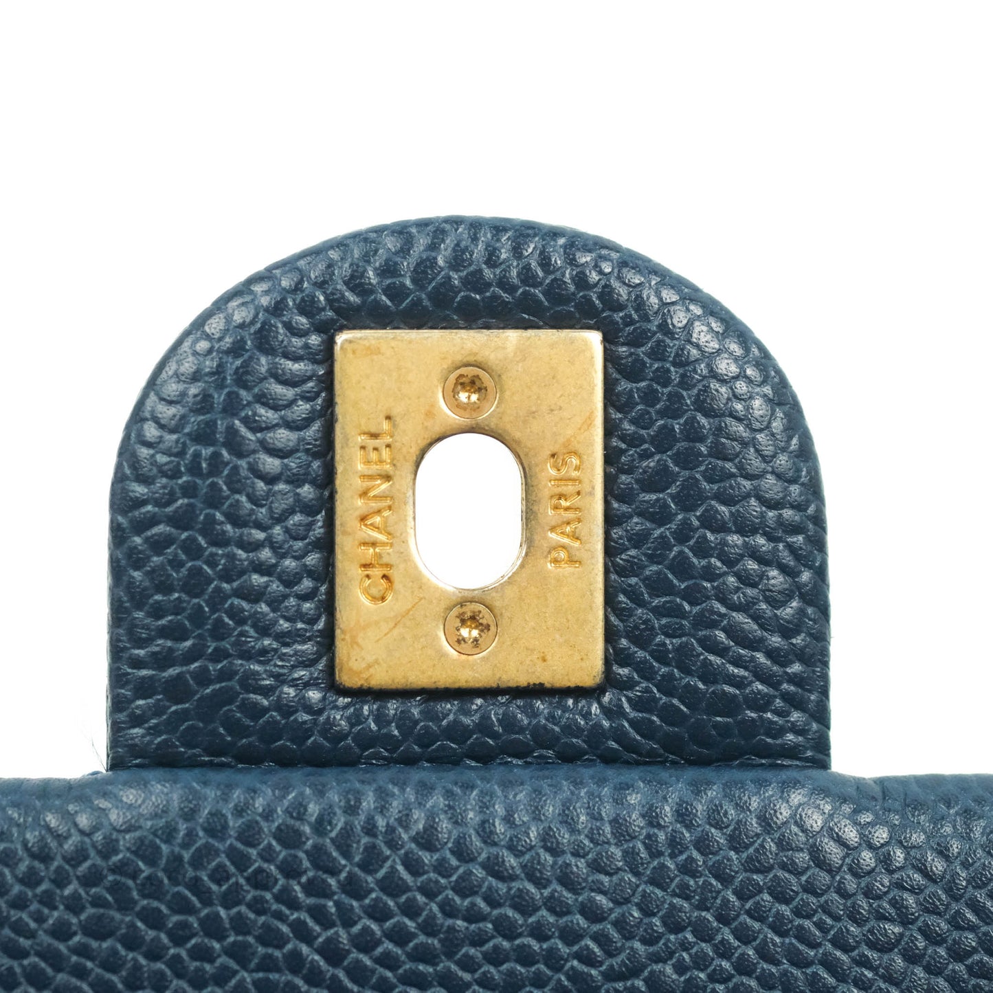 Chanel Mini Flap Bag Coin Charm Soul Chain Navy Caviar Aged Gold Hardware 21A