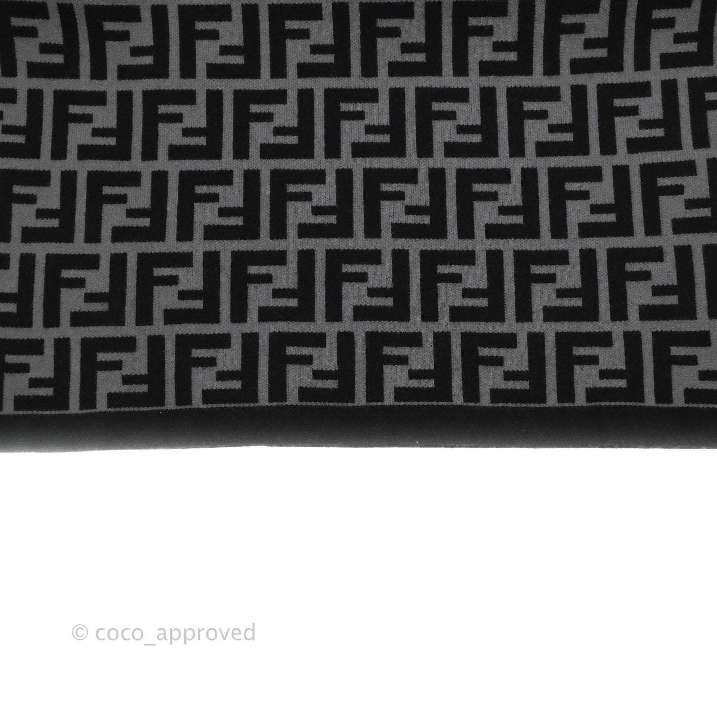 Fendi FF Motif Fabric Dress Black