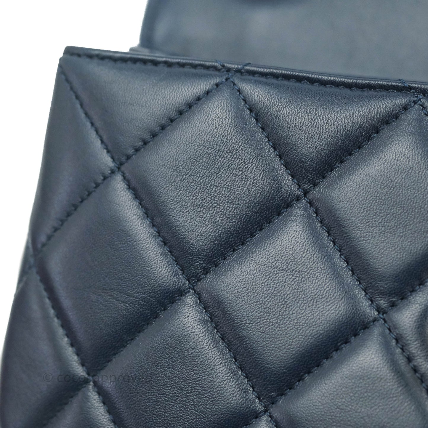 Chanel Small Trendy CC Navy Lambskin Gold Hardware
