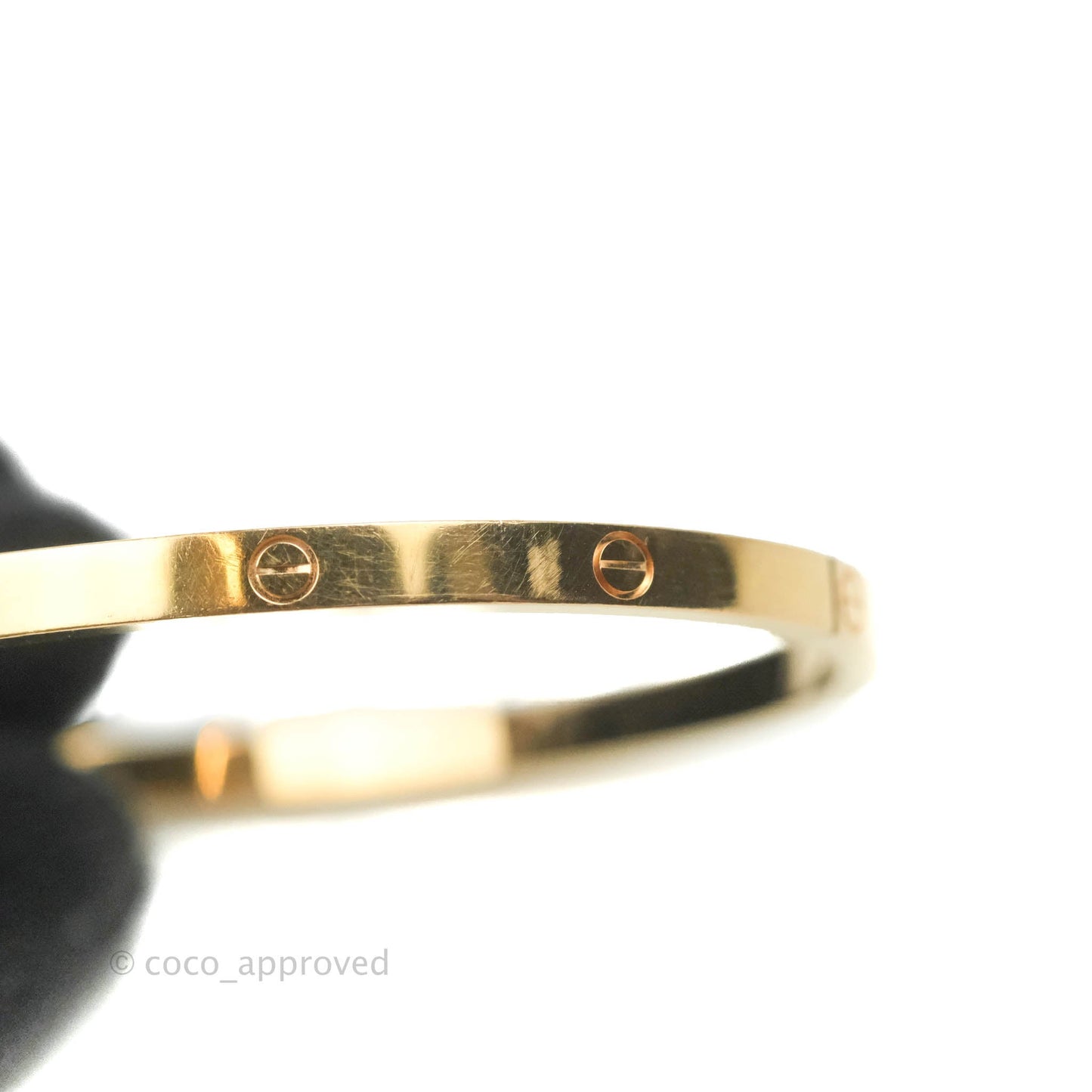 Cartier Small Love Bracelet Rose Gold Size 17