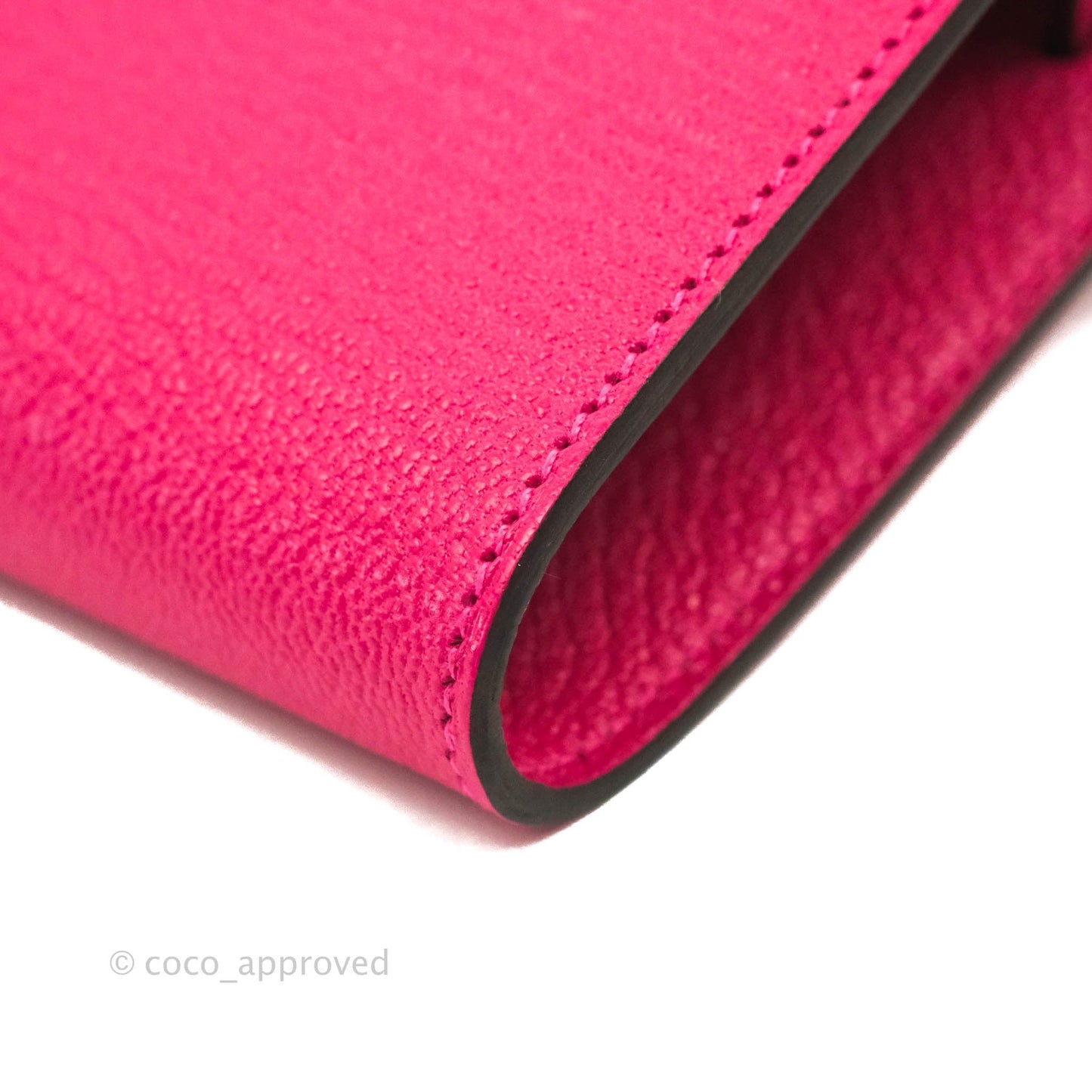 Hermès Kelly To Go Wallet Rose Mexico Chevre Mysore Palladium Hardware