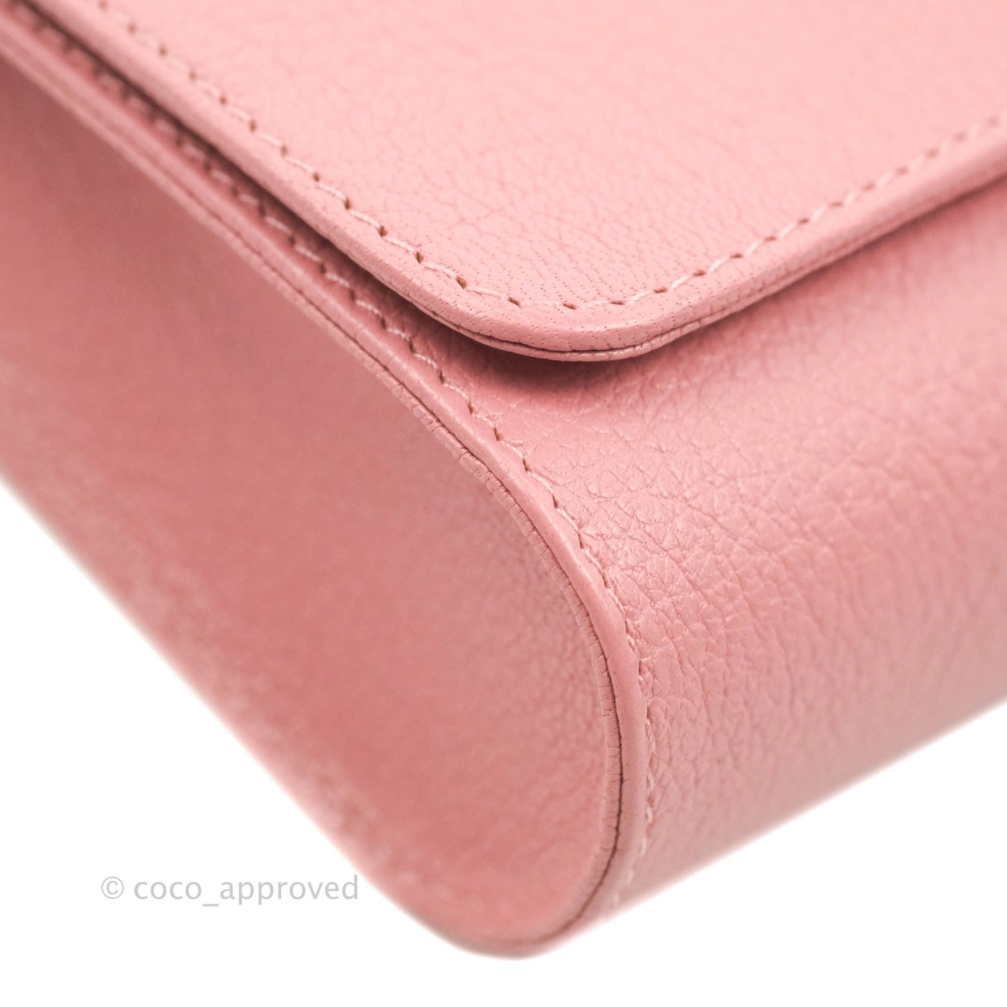 Perrin Pink Clutch Calfskin