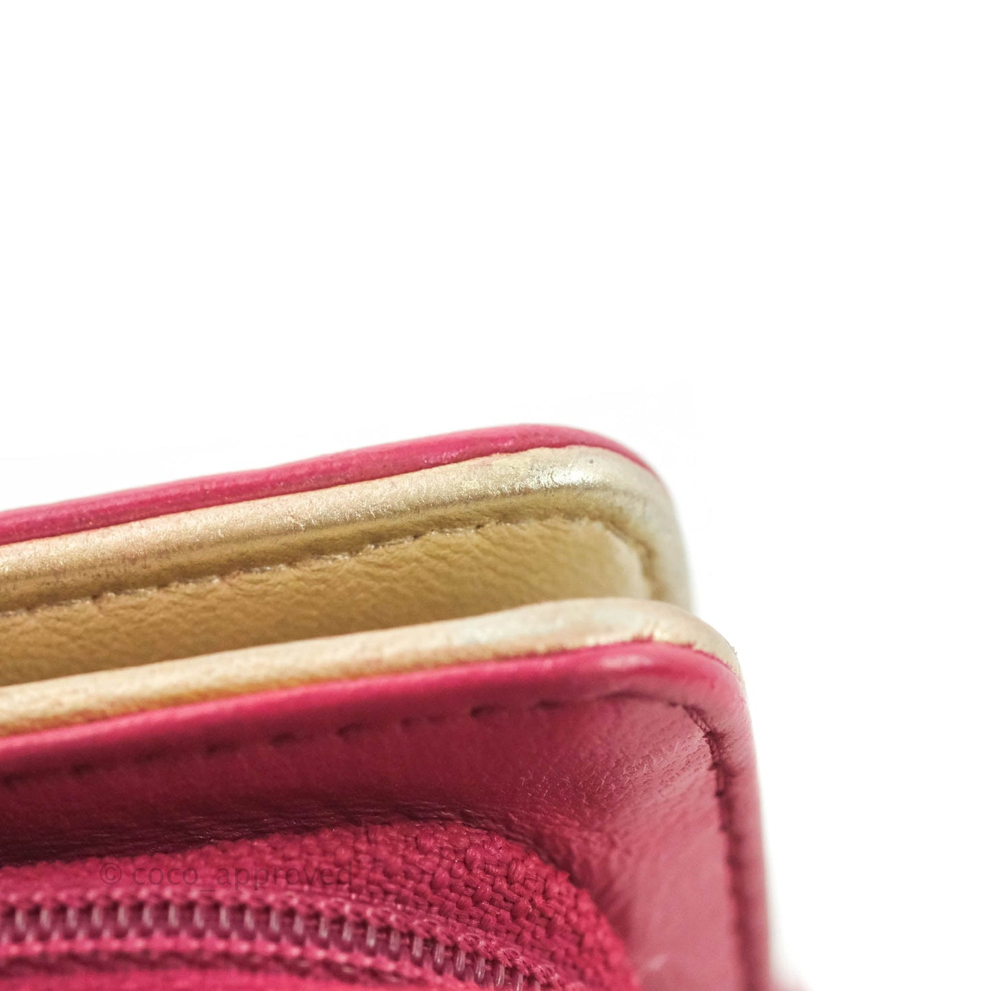 Chanel Wallet in Pink Camellia Embossed Lambskin