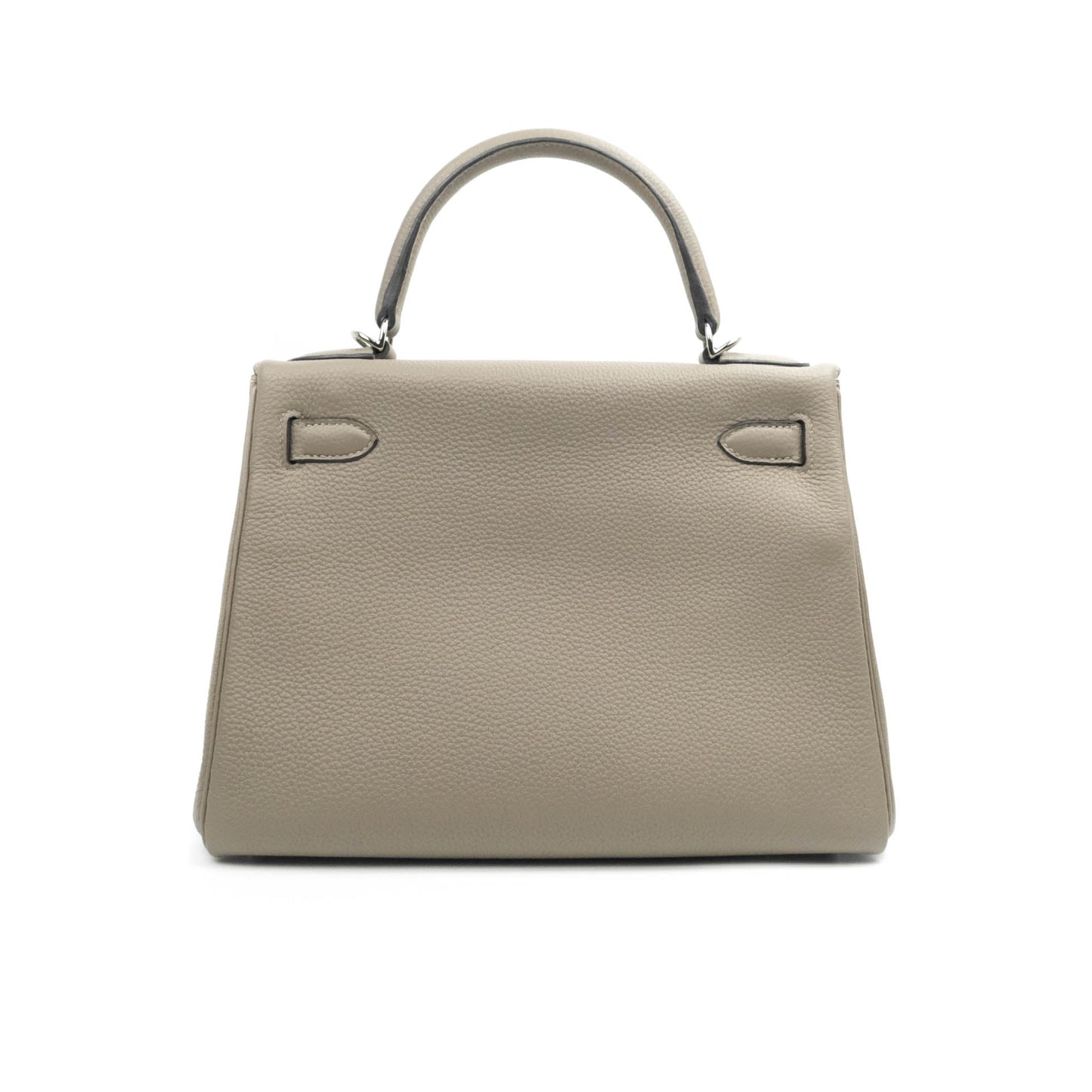 Hermès Kelly 28 Retourne Taurillon Clemence Gris Asphalt M8 Palladium Hardware