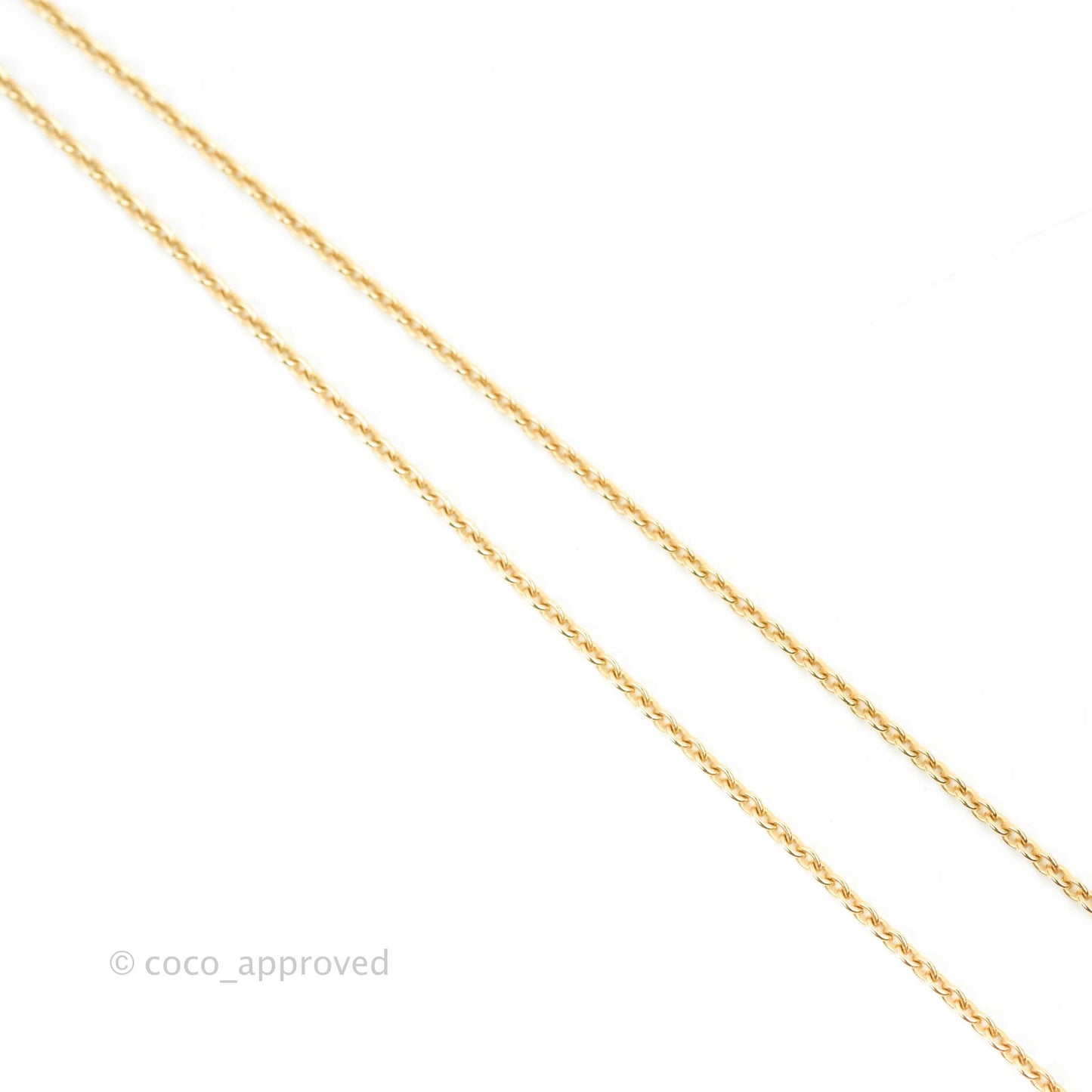 Christian Dior Rose Celeste Necklace Yellow and White Gold Diamond
