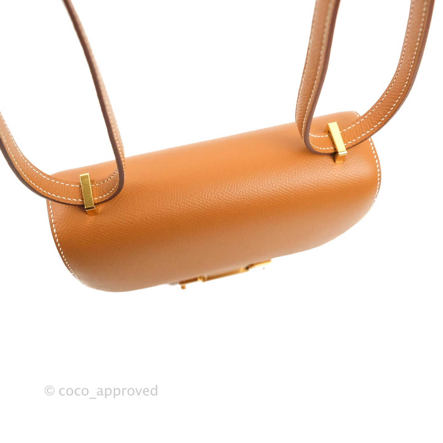 Hermès Constance Mini 18 Gold Epsom Gold Hardware