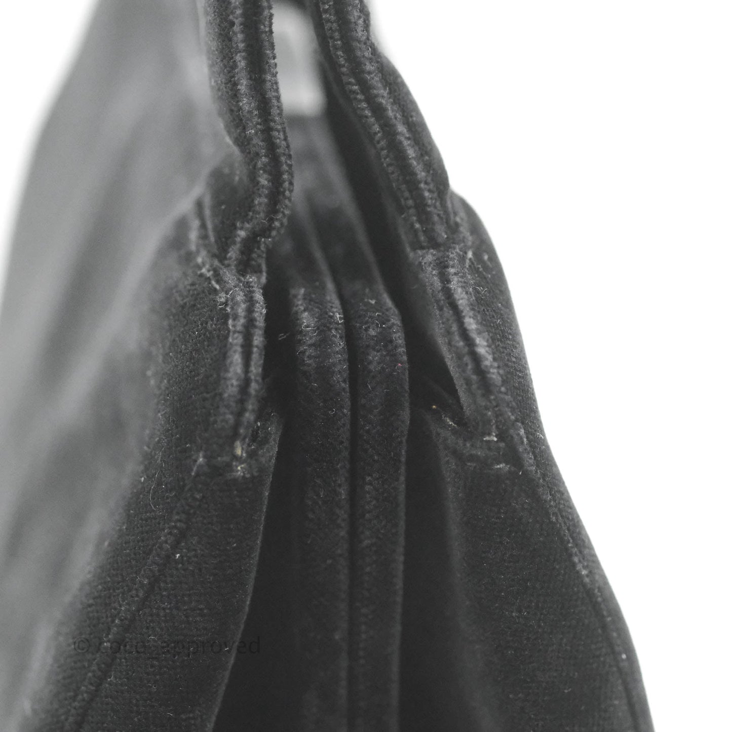 Chanel Vintage CC Handbag So Black Velvet