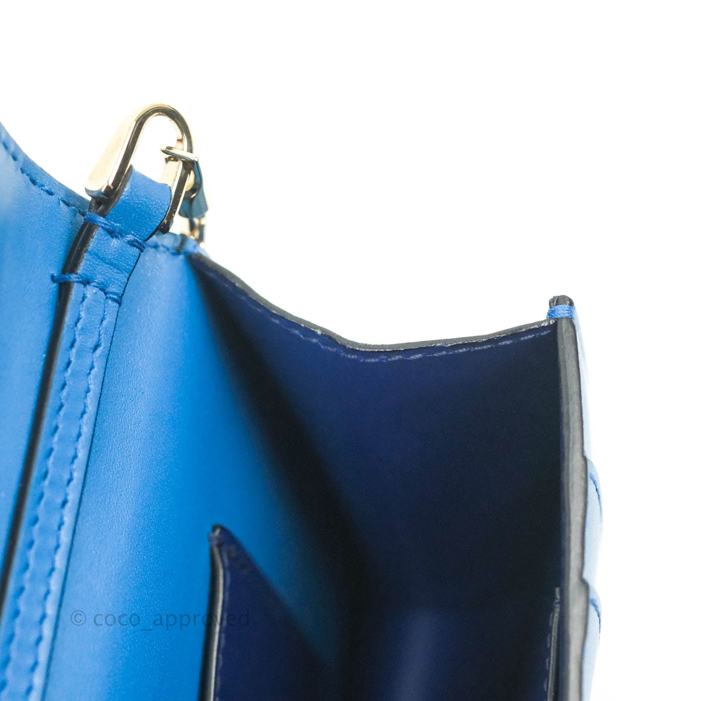 Bvlgari Serpenti Forever Mini Bag in Blue Gold Hardware