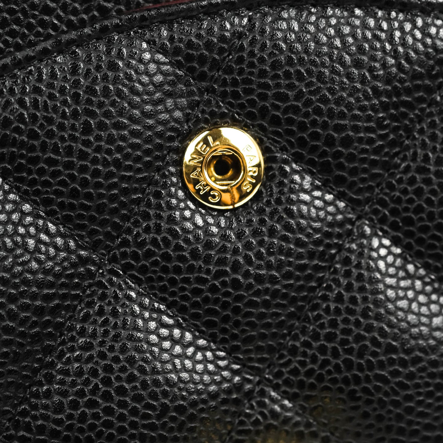 Chanel Jumbo Double Flap Black Caviar Gold Hardware⁣⁣