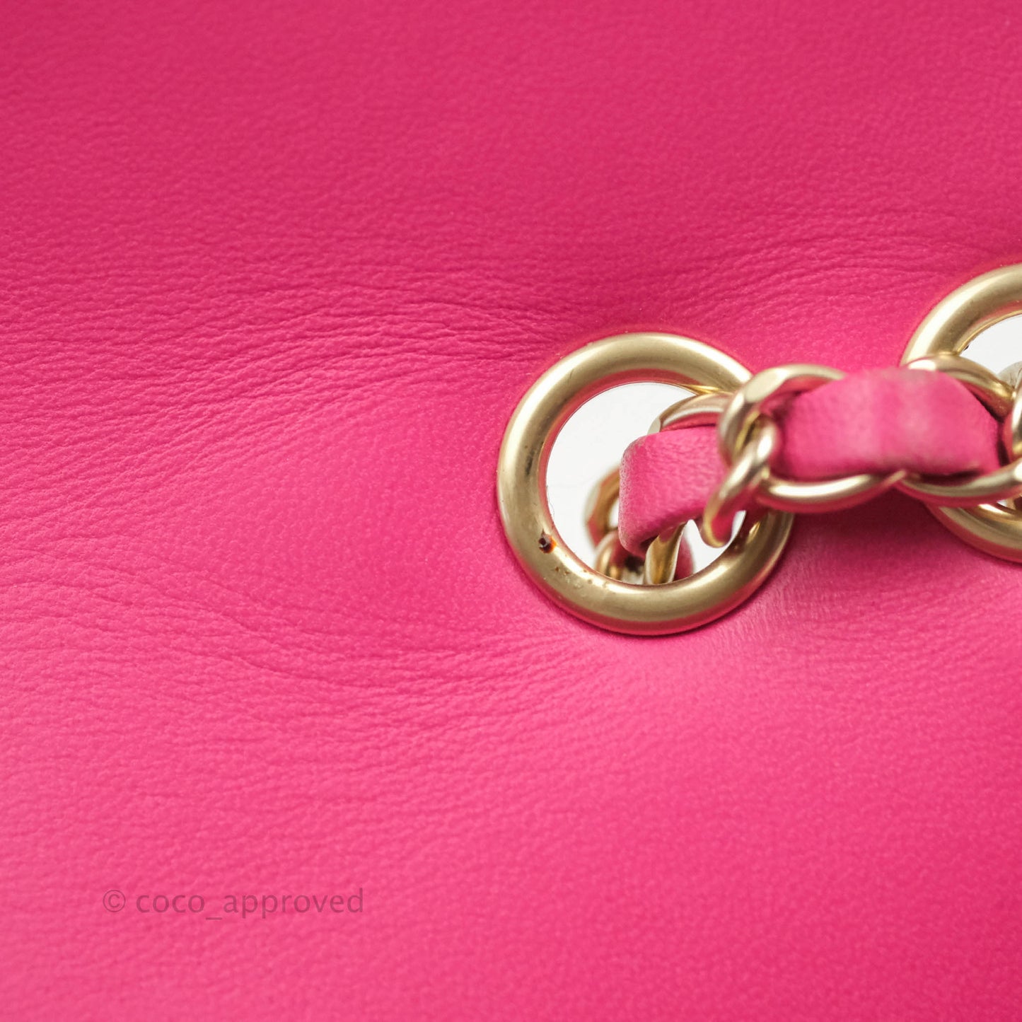 Chanel Quilted Small Flap Pink Lambskin Matte Gold Hardware