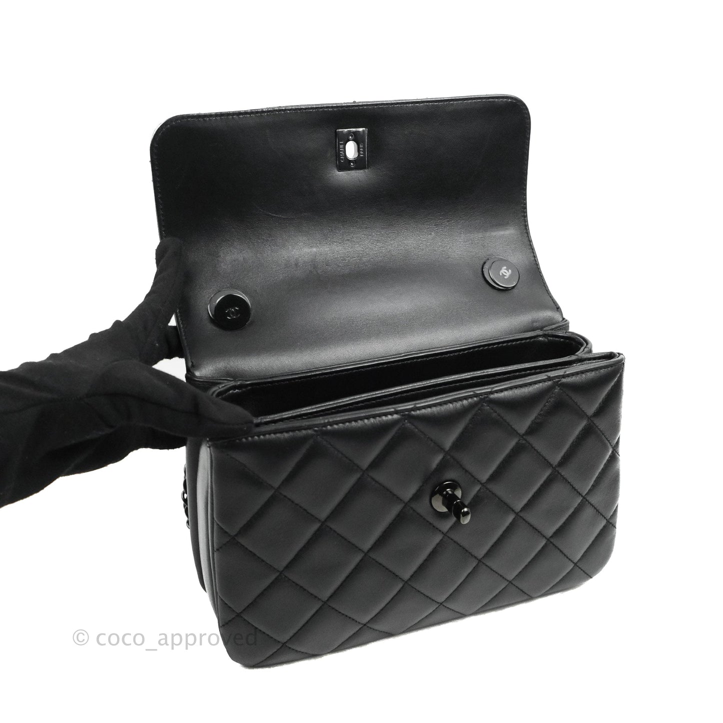 Chanel Trendy CC Small So Black Lambskin