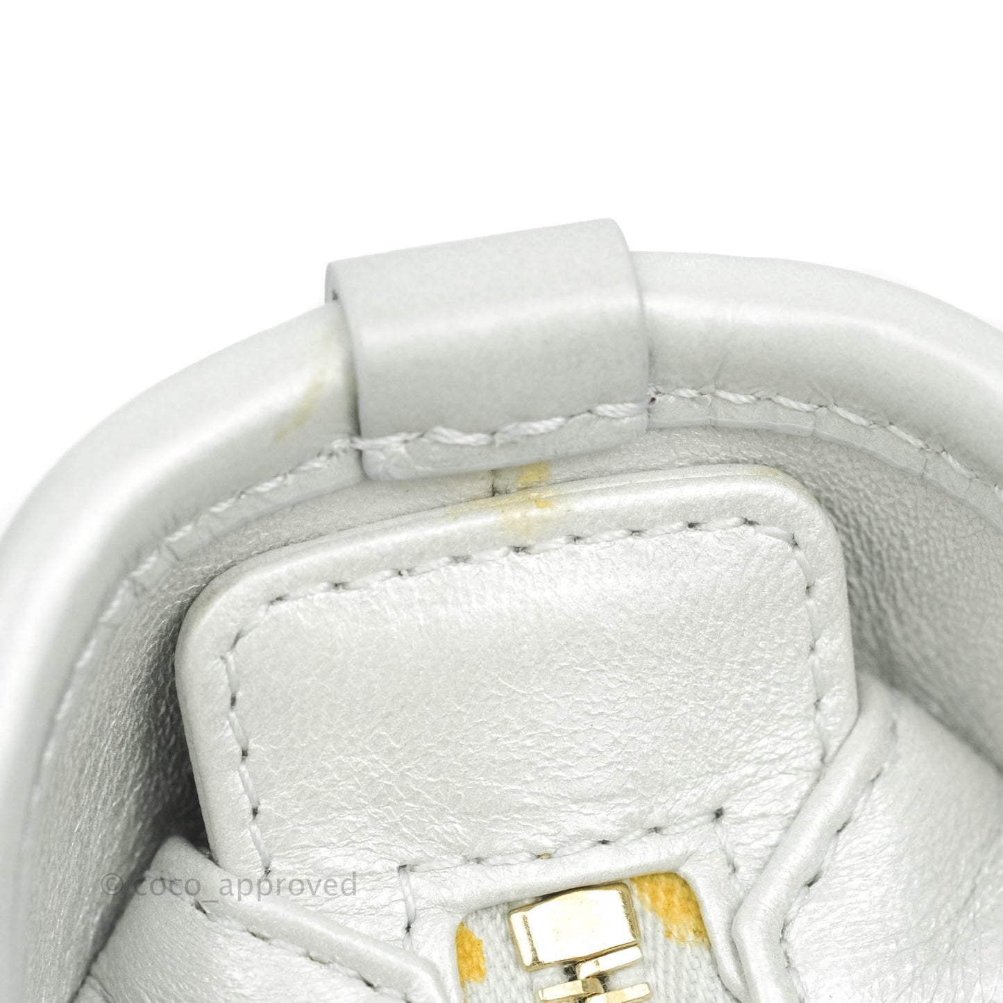 Chanel Small Gabrielle Hobo Bag Metallic Light Silver Aged Calfskin Mixed Hardware 19K