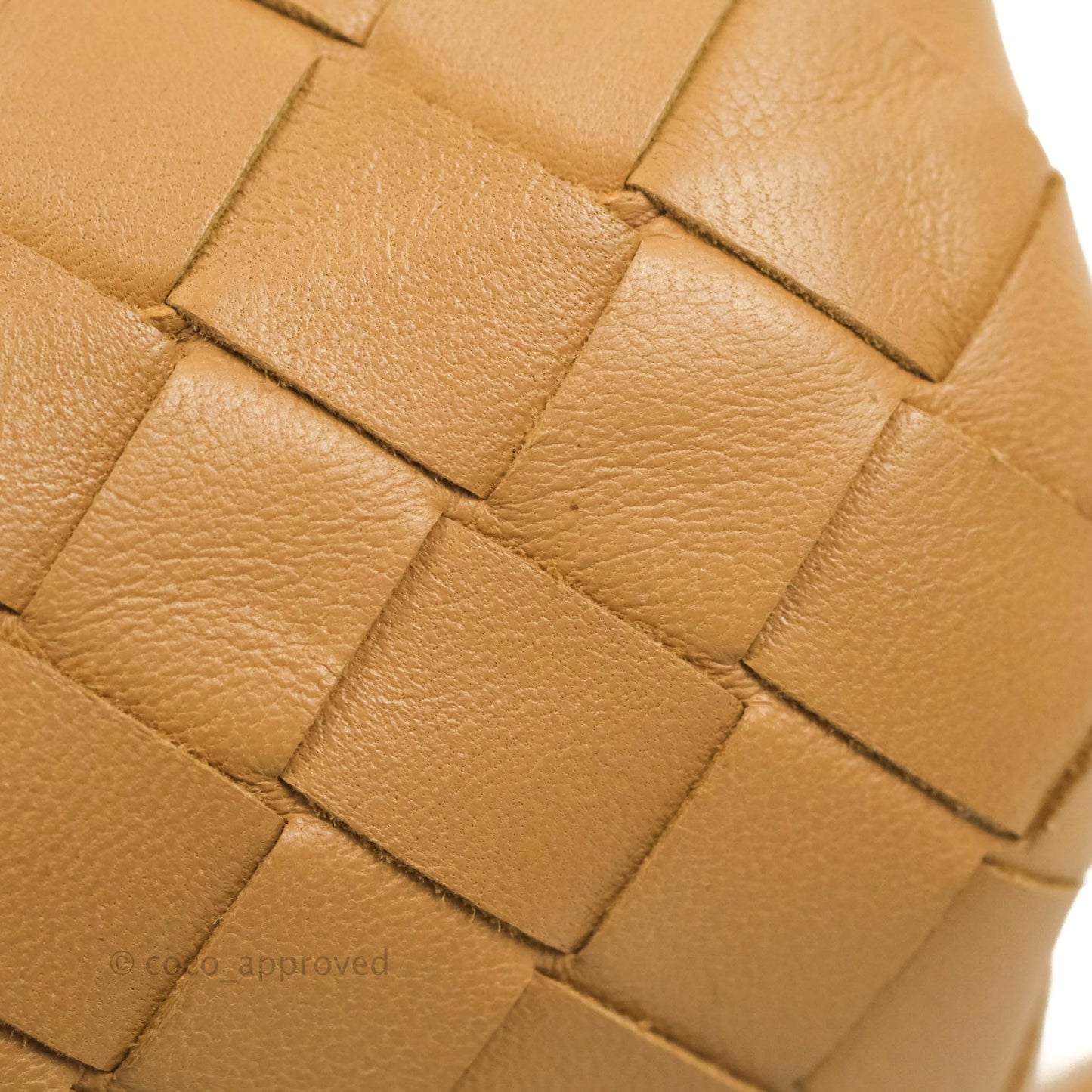 Bottega Veneta Nappa Intrecciato The Mini Pouch Carmel