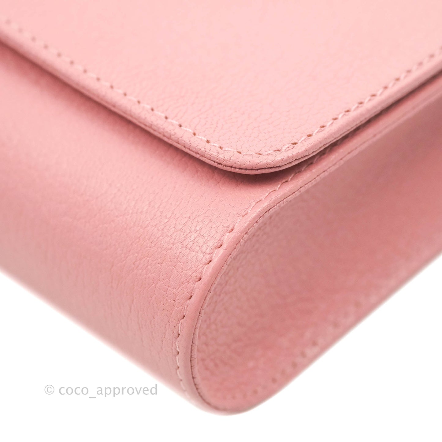 Perrin Pink Clutch Calfskin